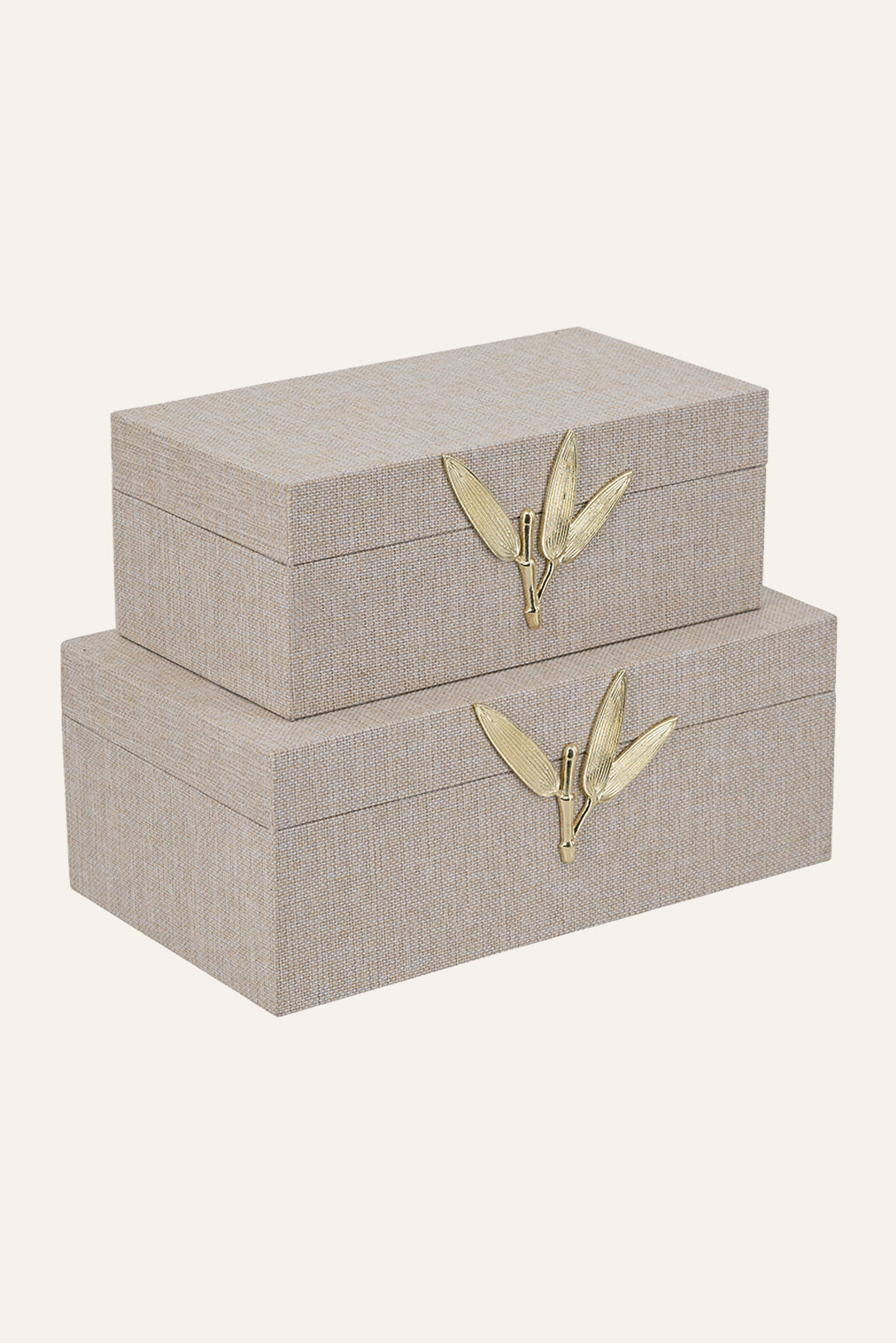 Neutral Textured Storage Boxes