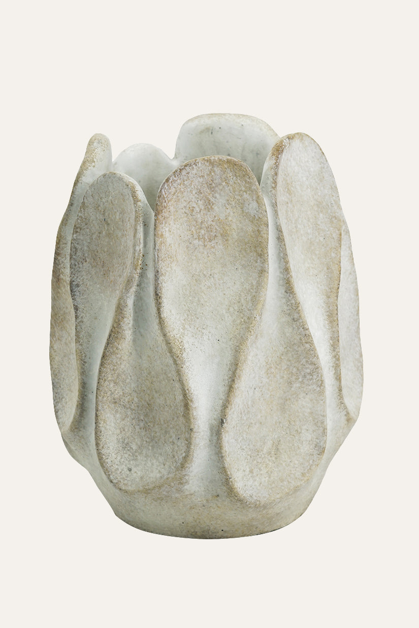 Decorative vase with textured surface