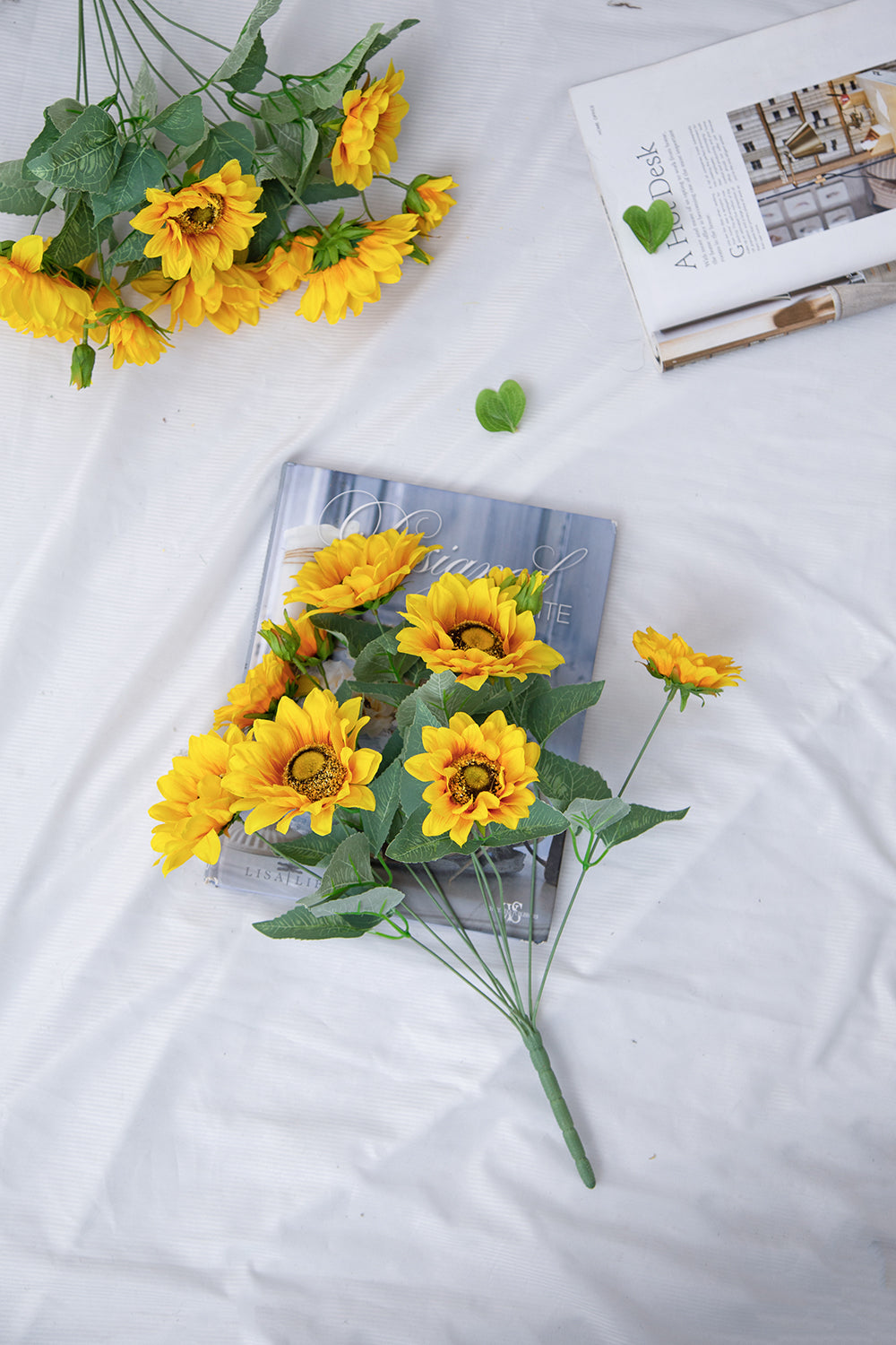 Yellow sunflower bouquet