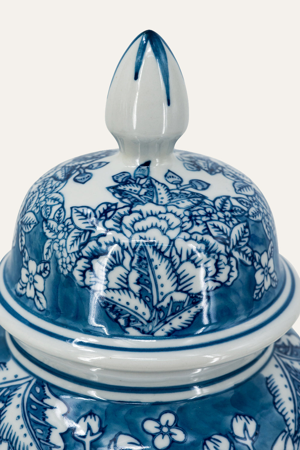 decorative jar with lid