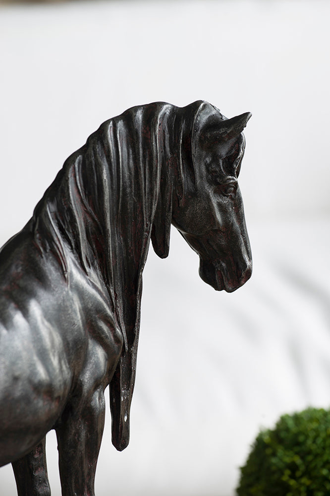 Black Horse Sculpture