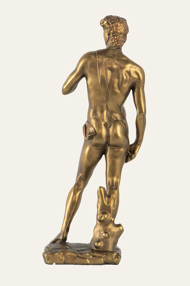 Gold David Sculpture
