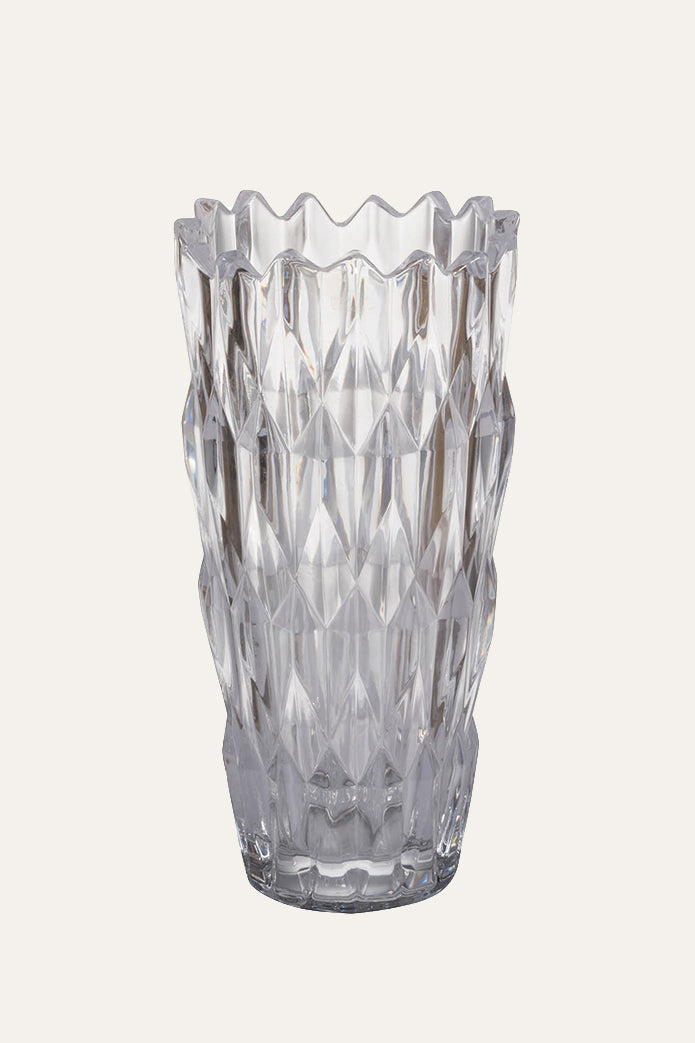 Decorative Clear Glass Vase