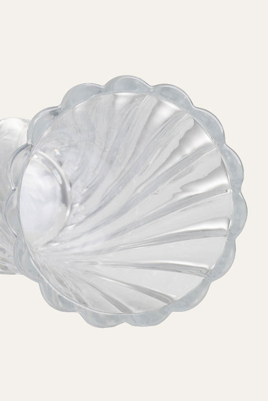 Swirl Textured Flower Vase