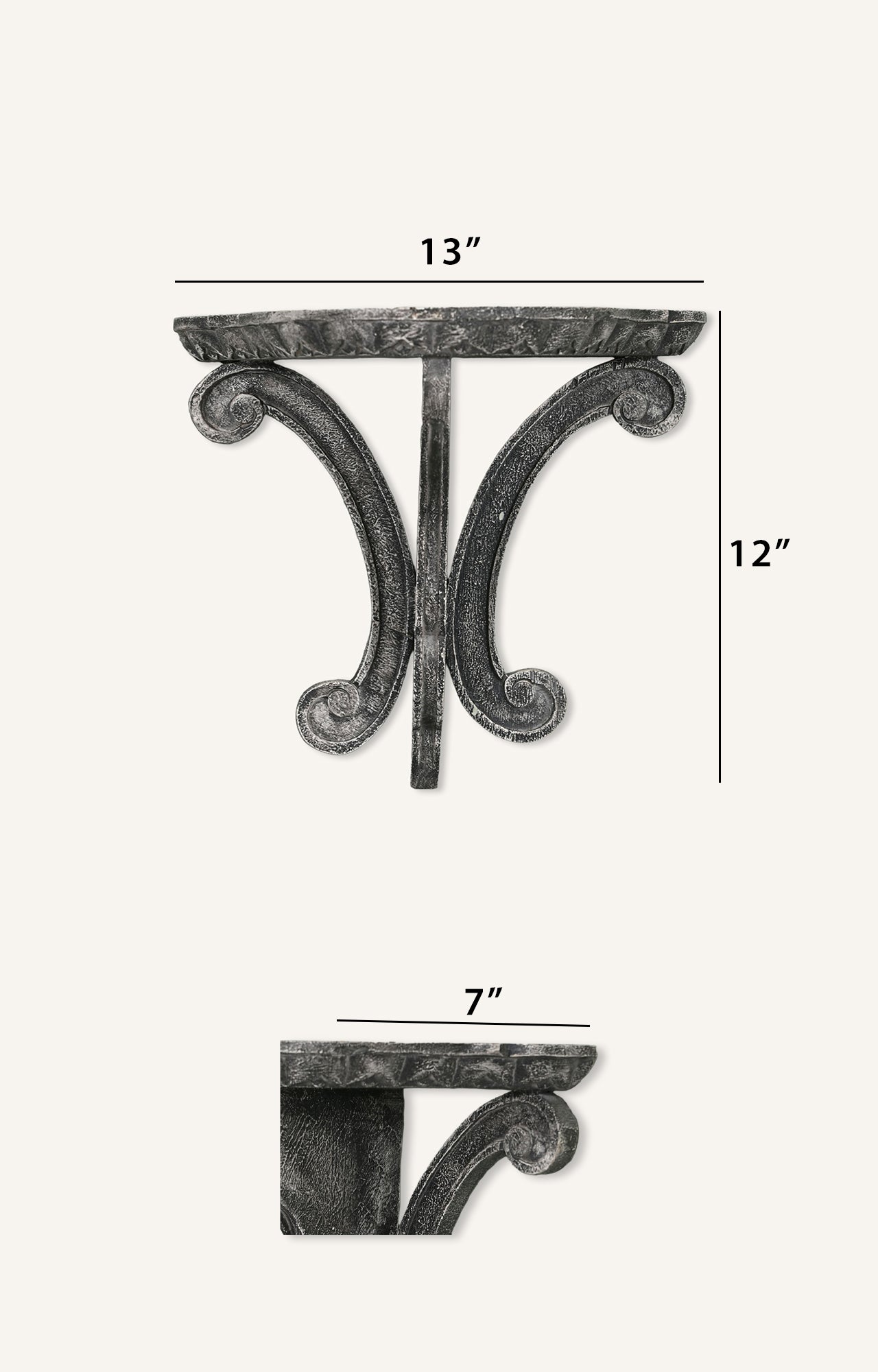 Early Italian Rococo Style Carved Giltwood Wall Bracket Wall1_size