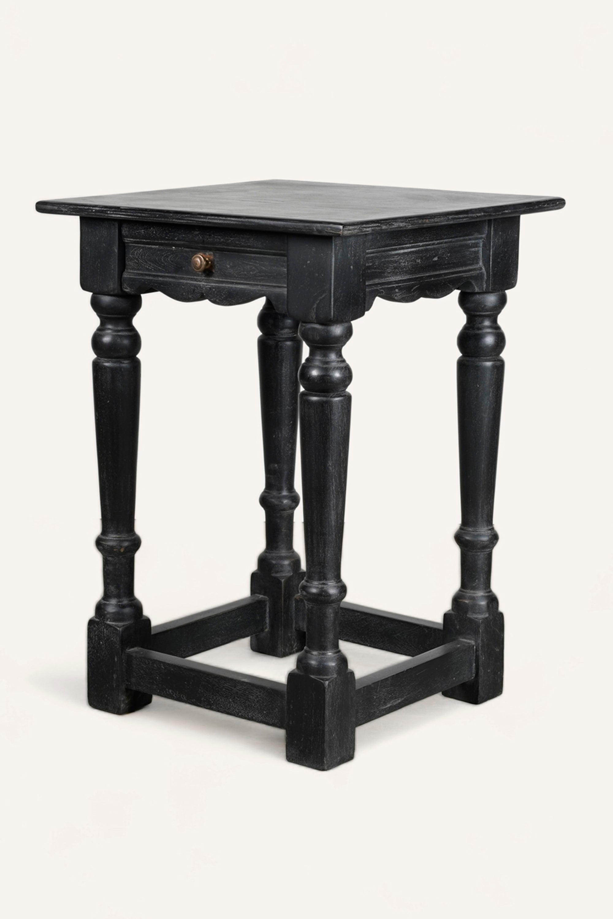 Ebonized Accent Side Table
