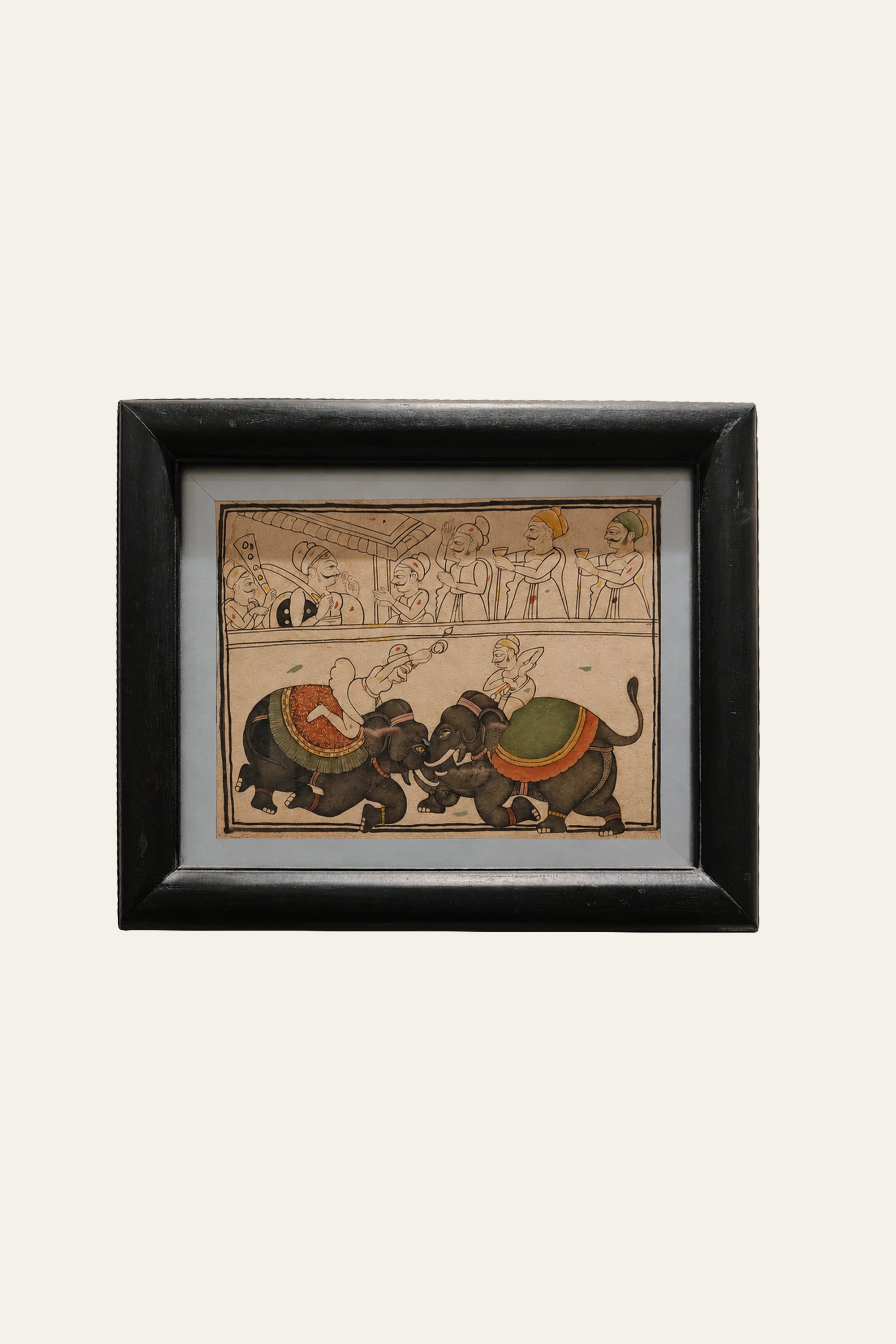Elephant in Combat Painting