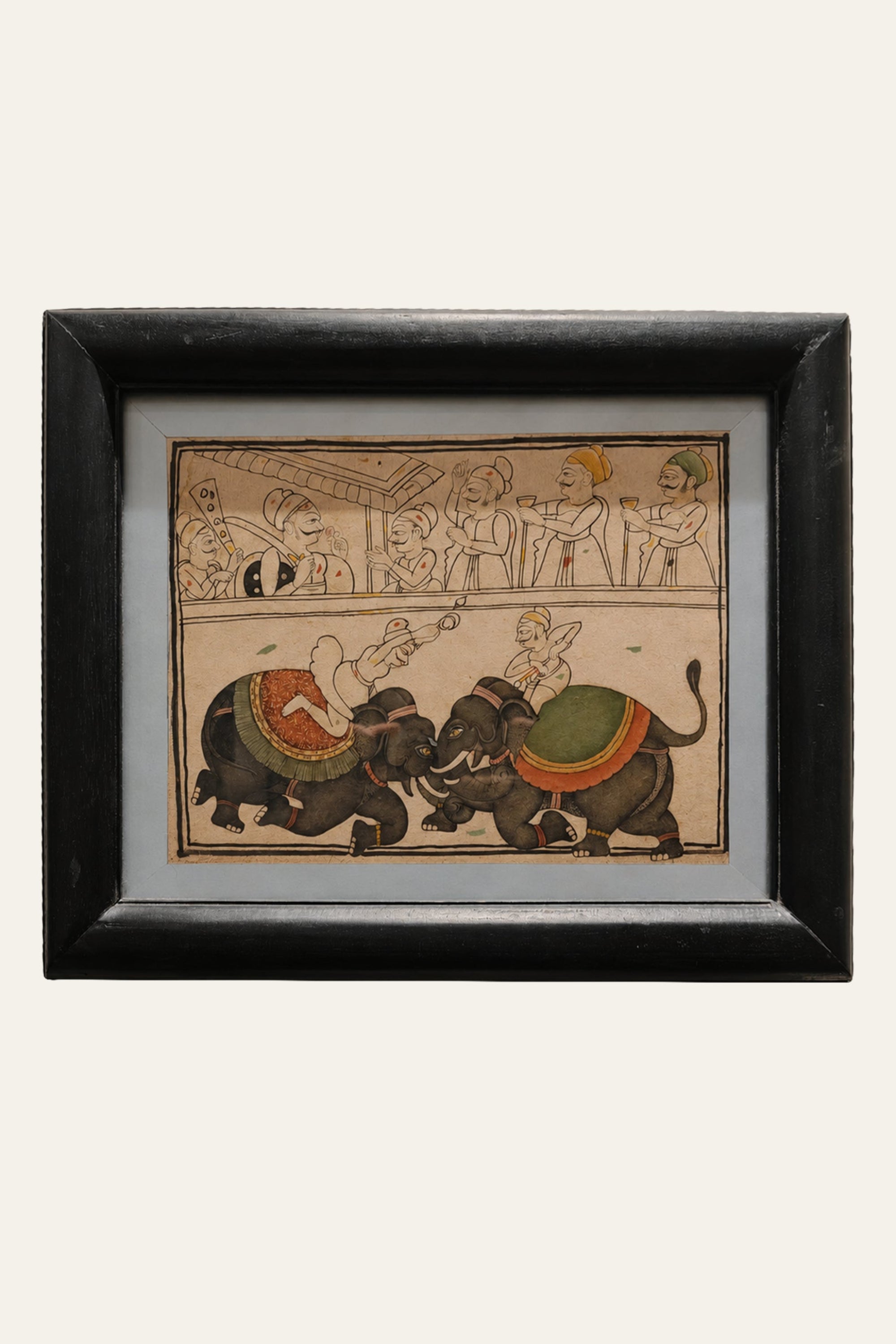 Elephant in Combat Painting
