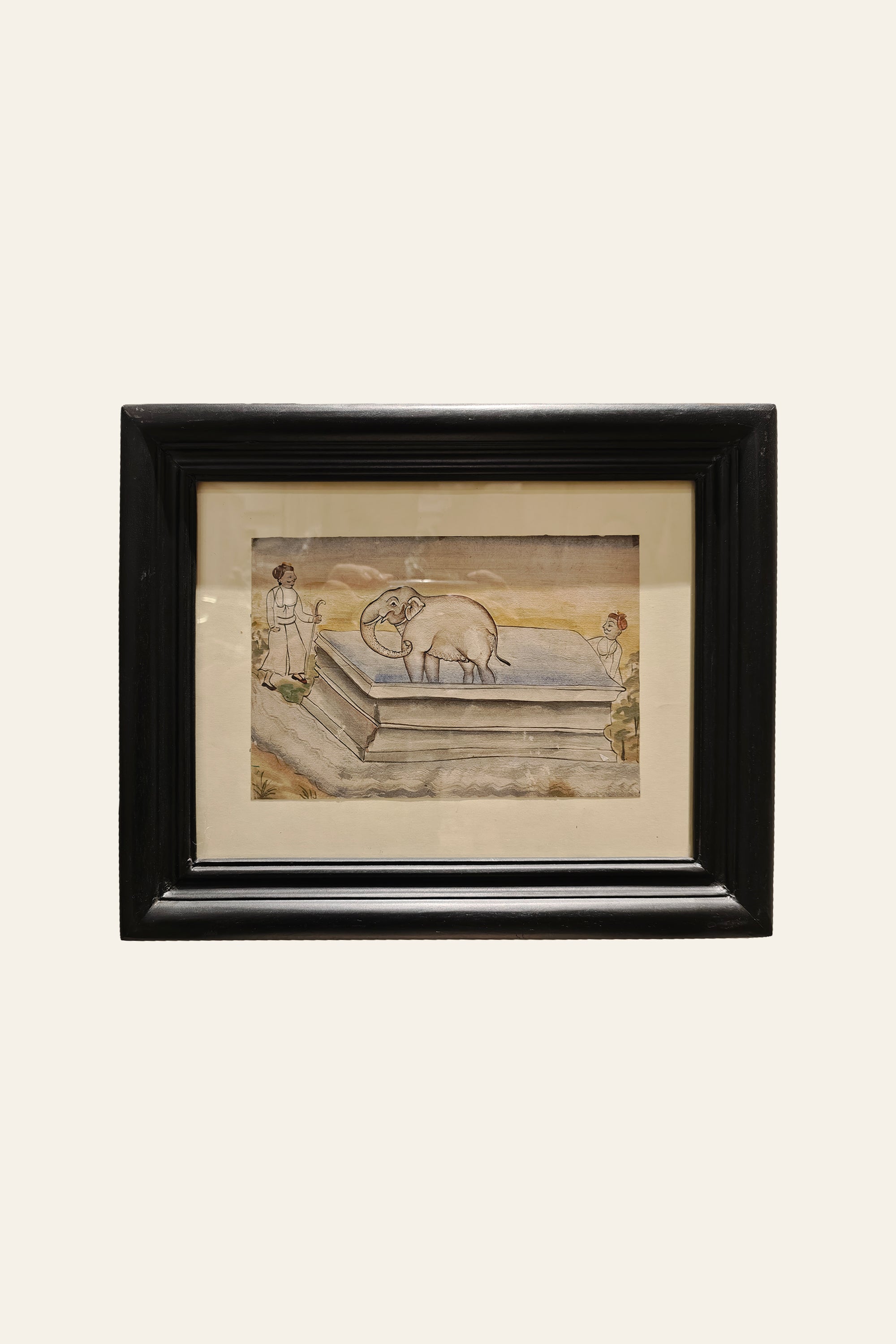 Elephant with Mahout Painting