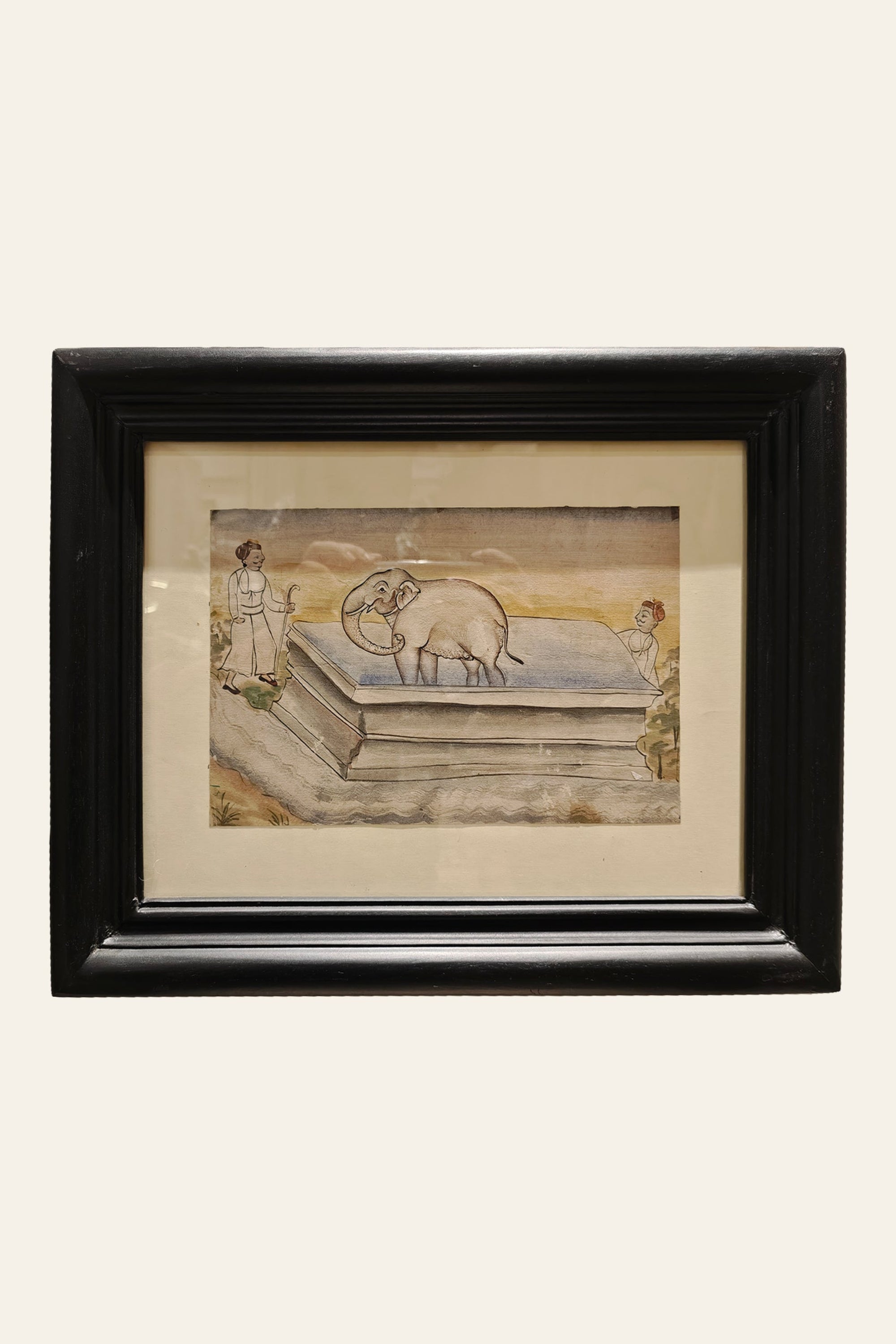 Elephant with Mahout Painting