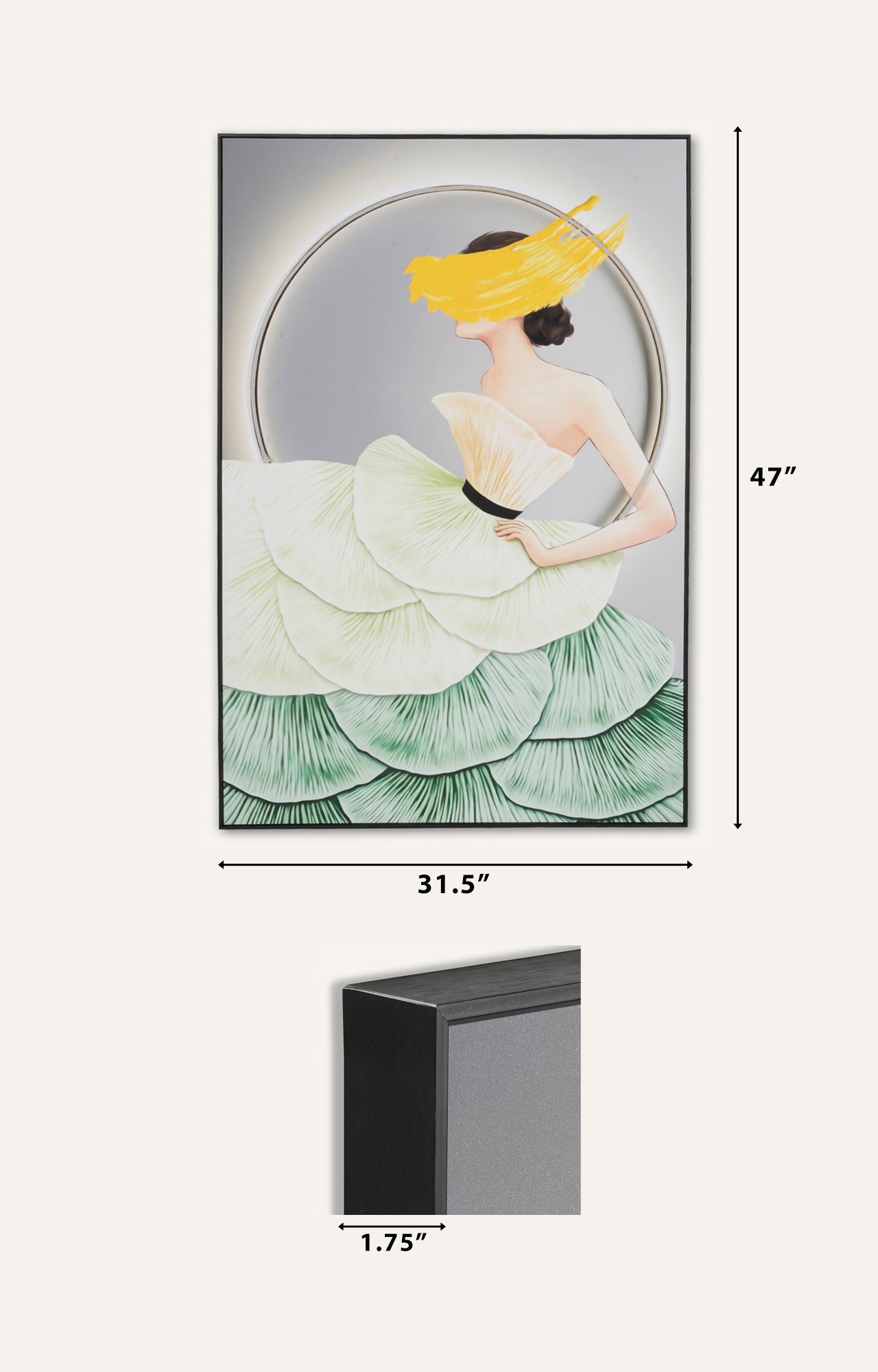 Fashion_Minimalist_Wall Led Painting_size