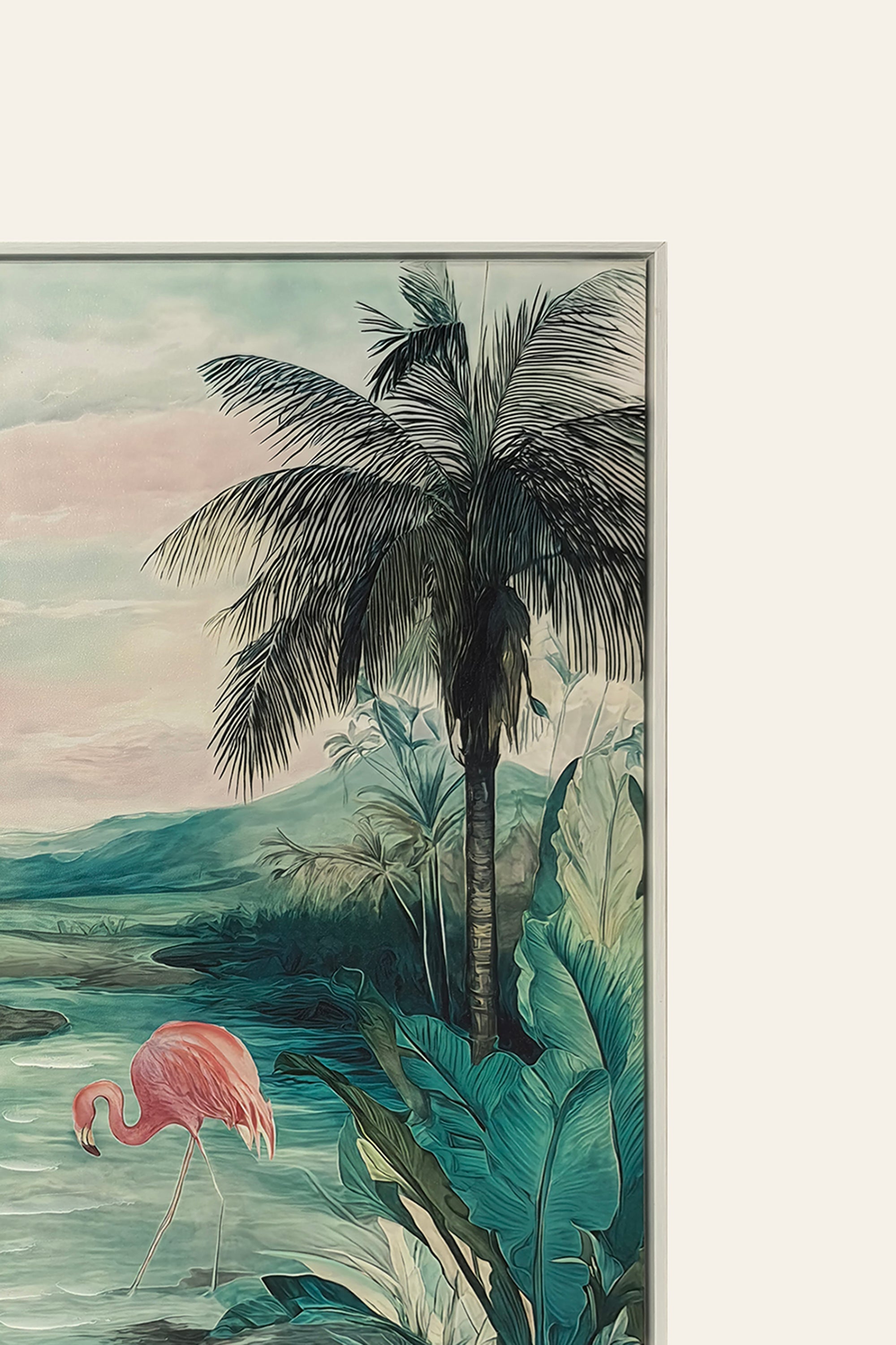 Flamingo Tropical Canvas Art