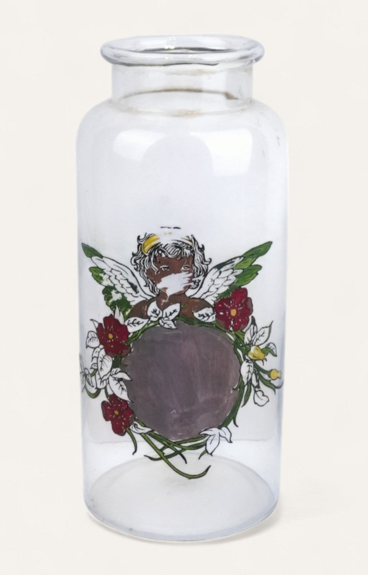 Floral Mason Jar Vase