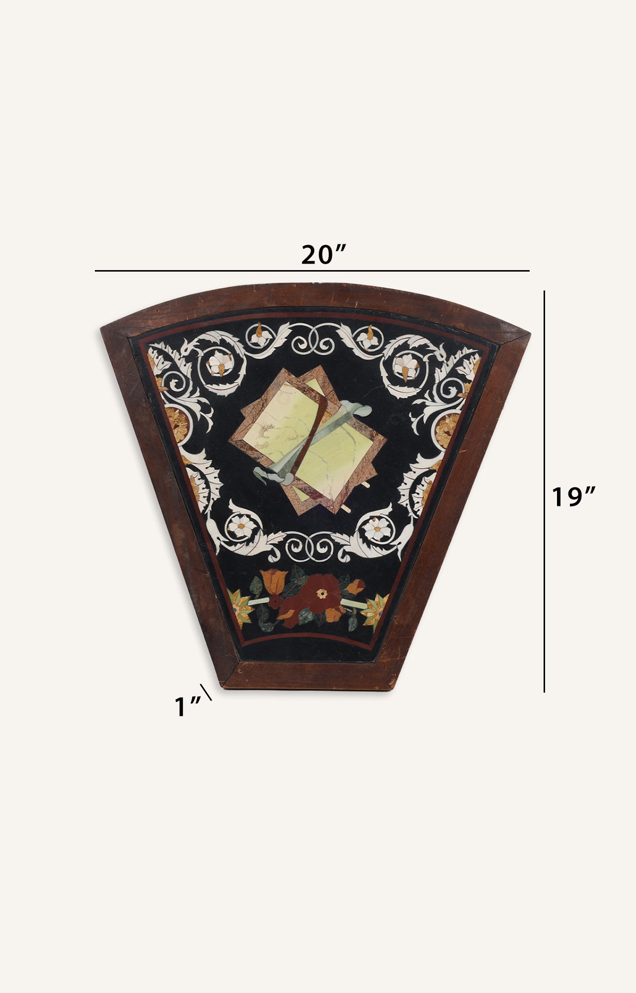 Floral Pietro Dura Art Living Room_size