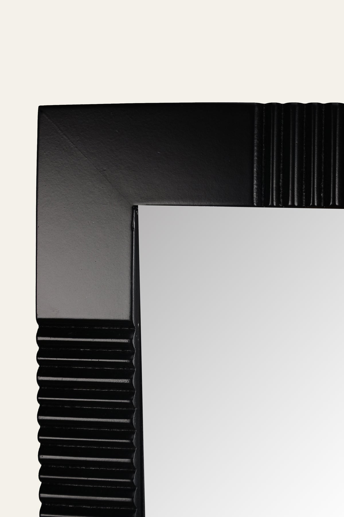 Fluted Frame Mirror
