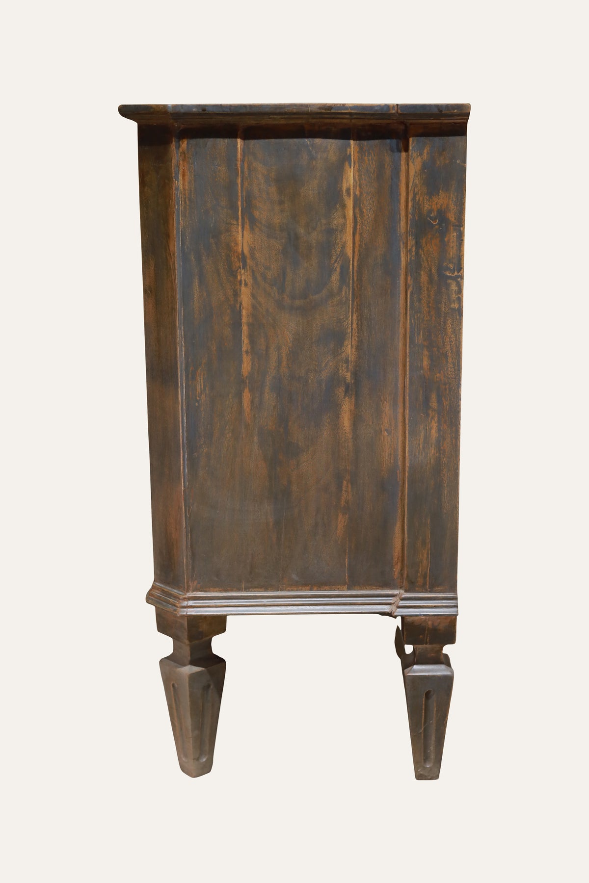 Fluted Wood Cabinet