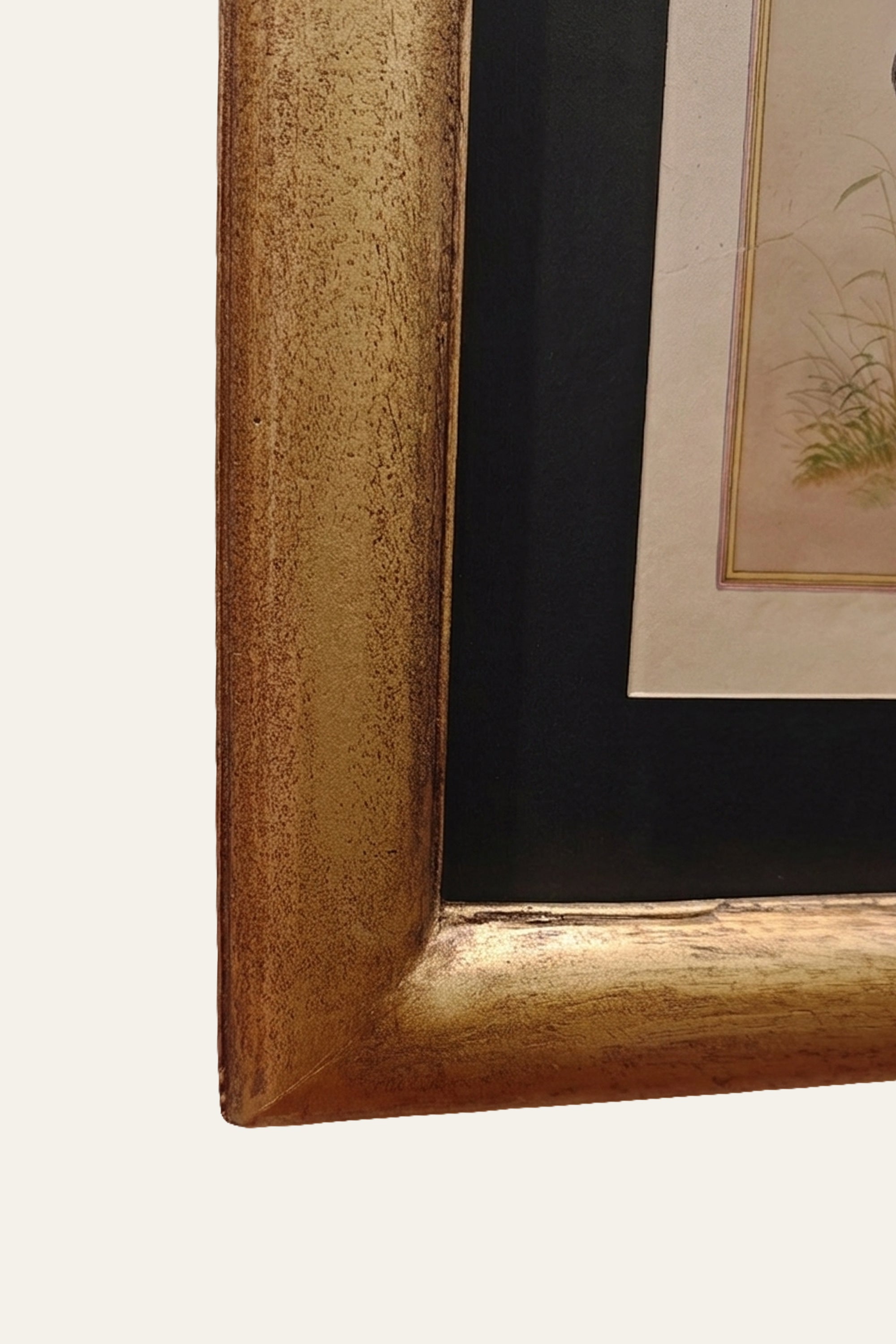 Framed Zebra Painting