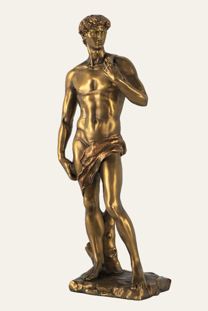 Gold David Sculpture