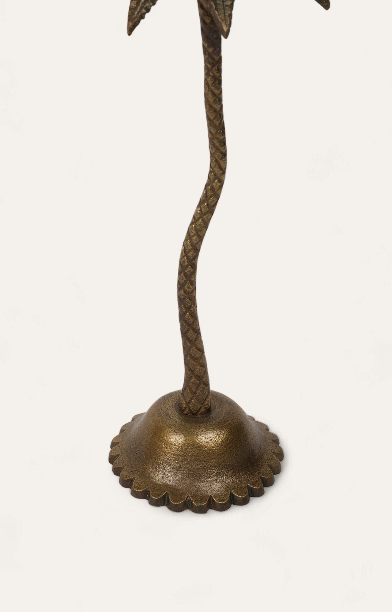 Golden Palm Tree Shaped Metal Candle Holder_4