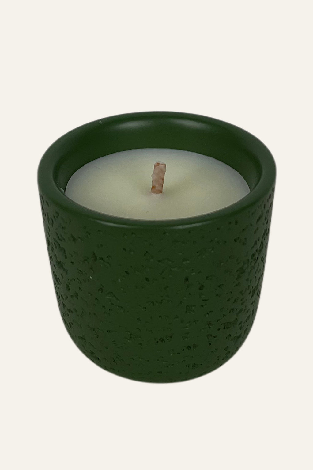 Luxury green ceramic scented candle