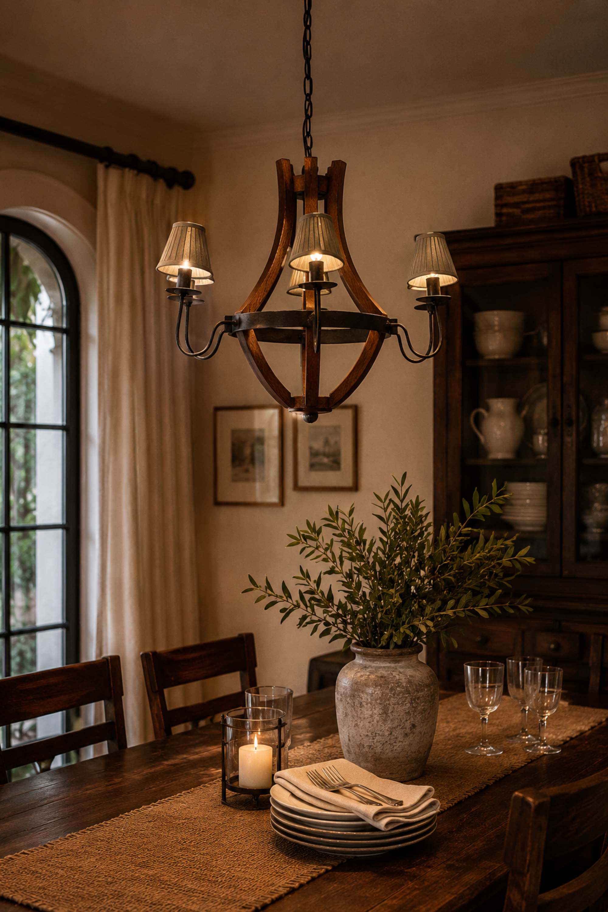 Grille Vintage Chandelier