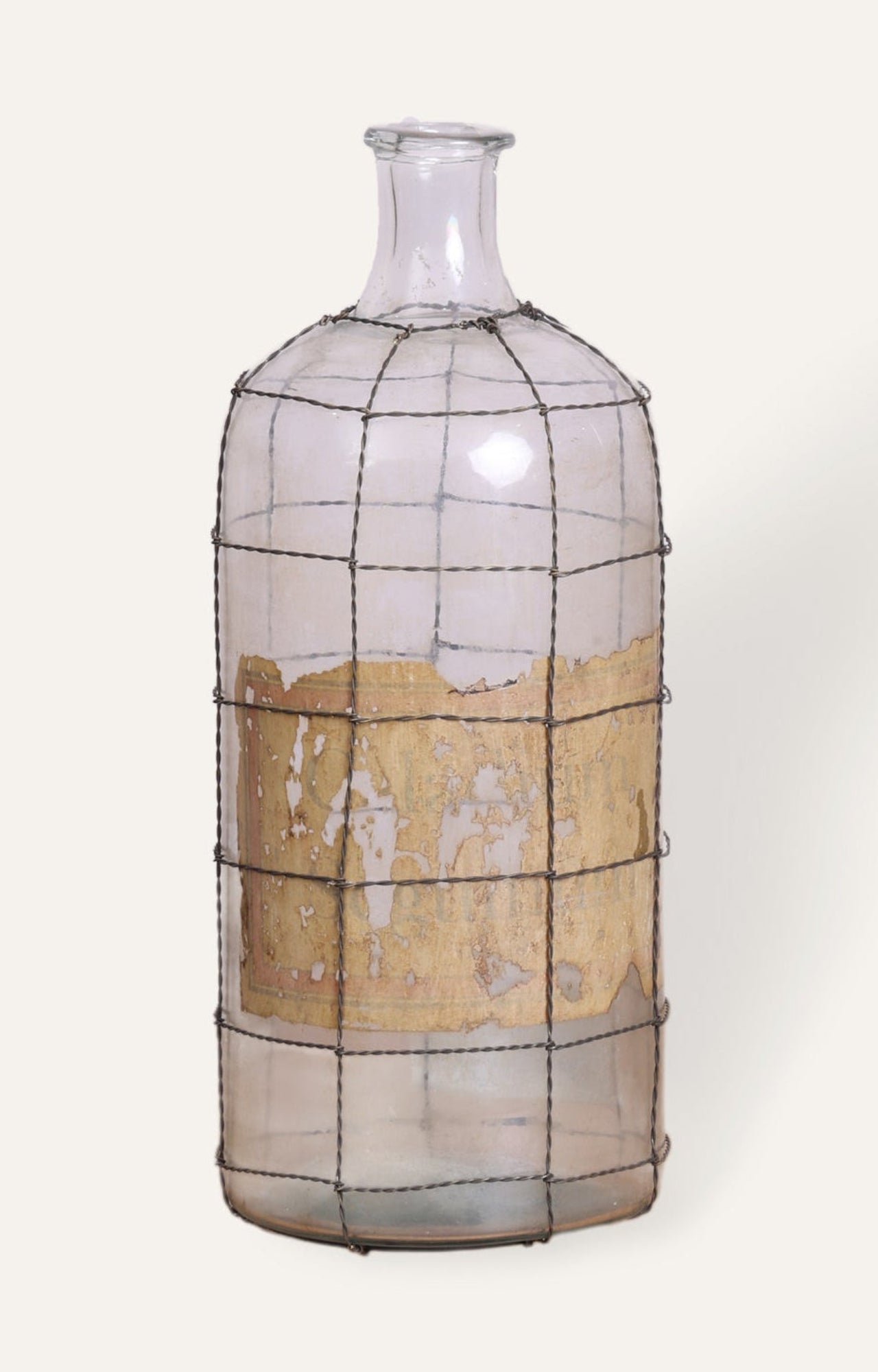Grillework Glass Flower Vase