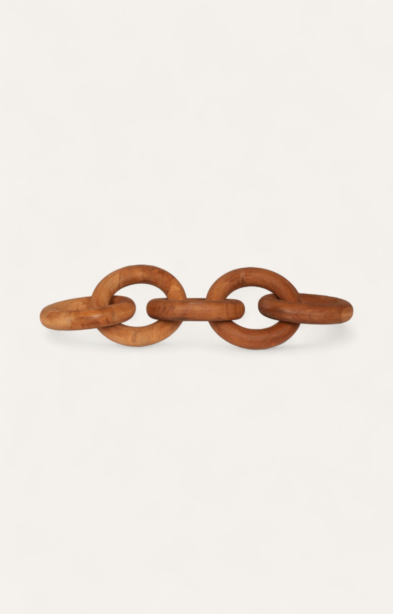 Hand-Carved Wooden Chain