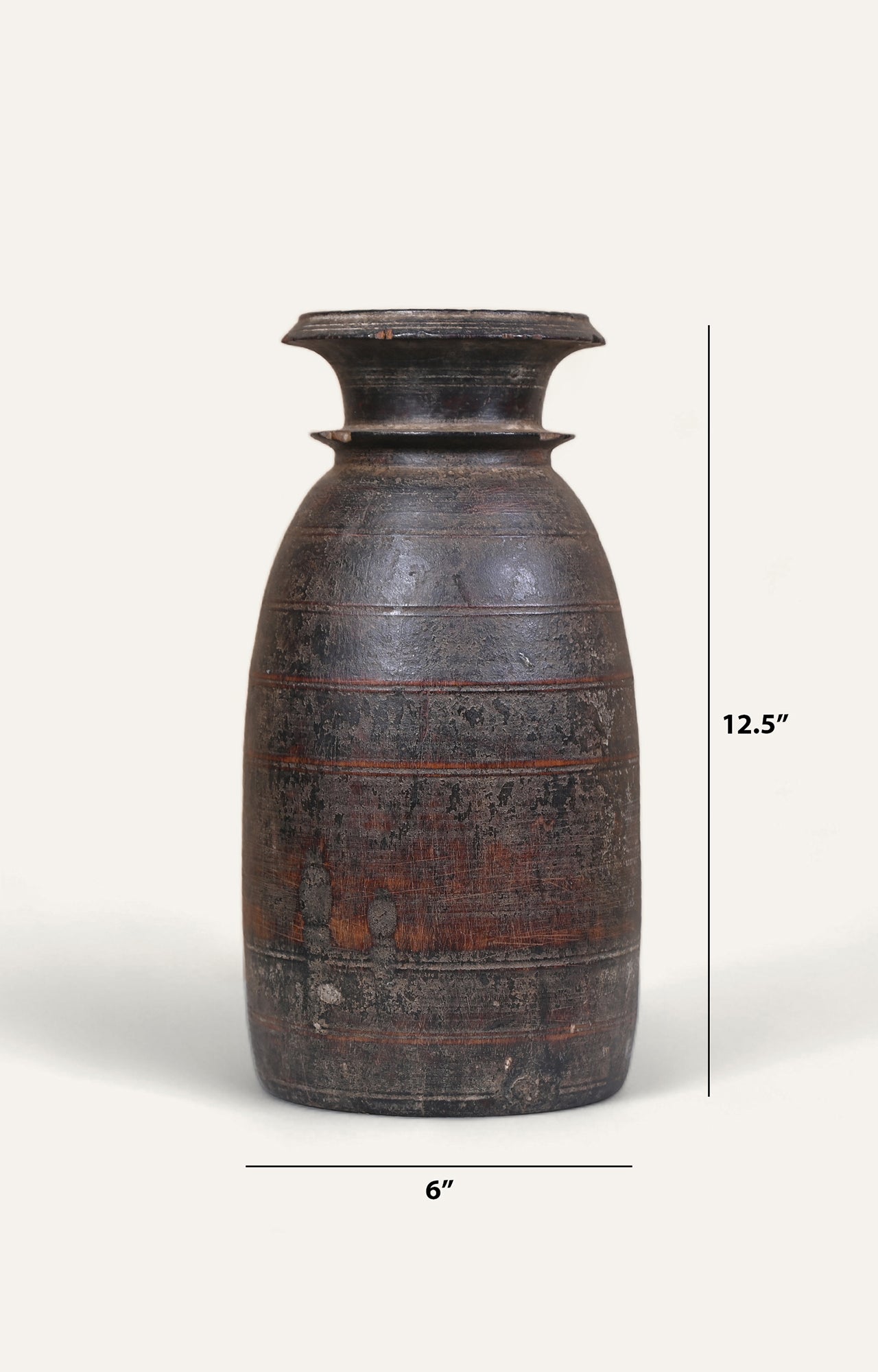 Hand Carved Water Storage Pots_size