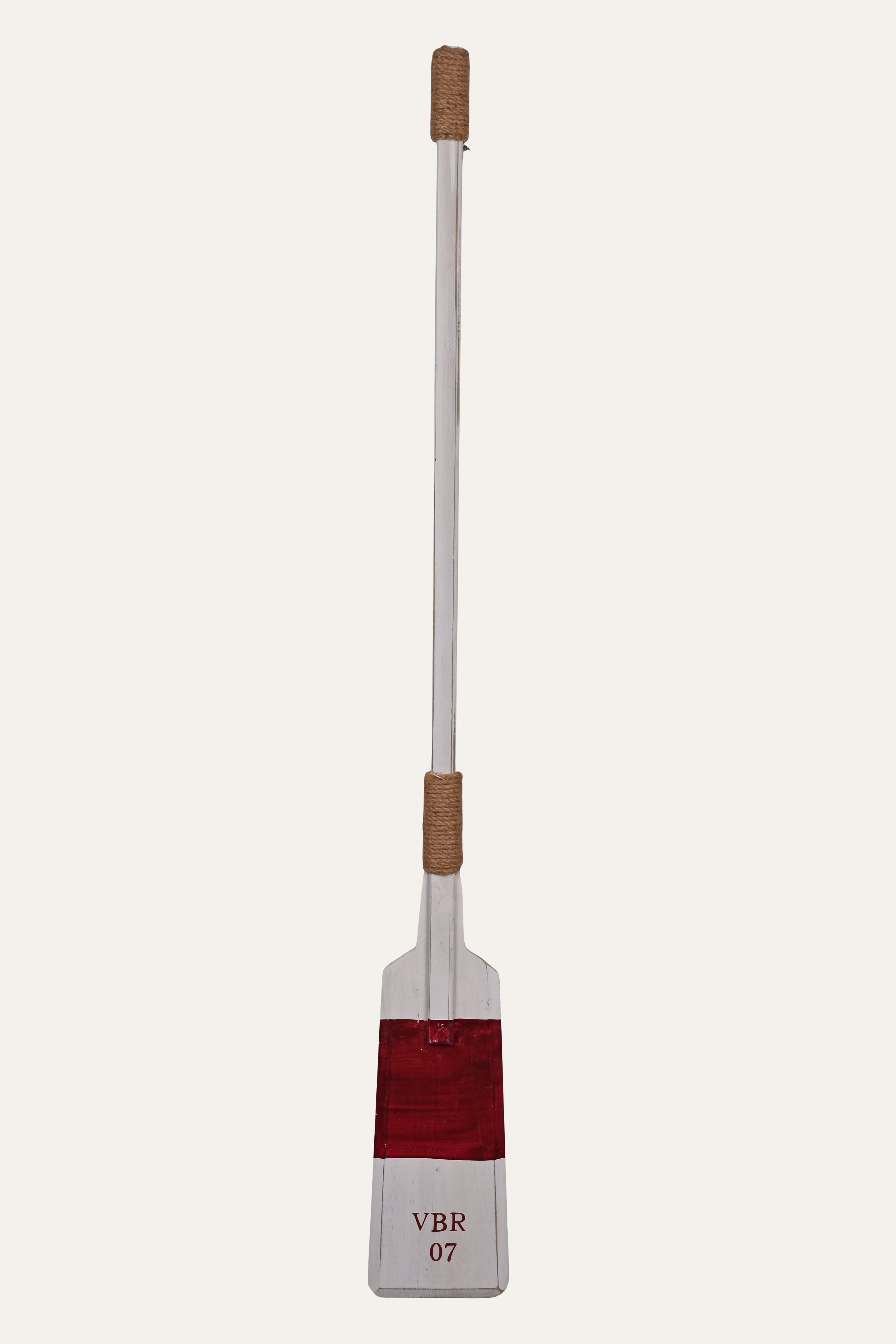 Handcrafted Pinewood Vintage Oar Paddle Decorative Sculpture