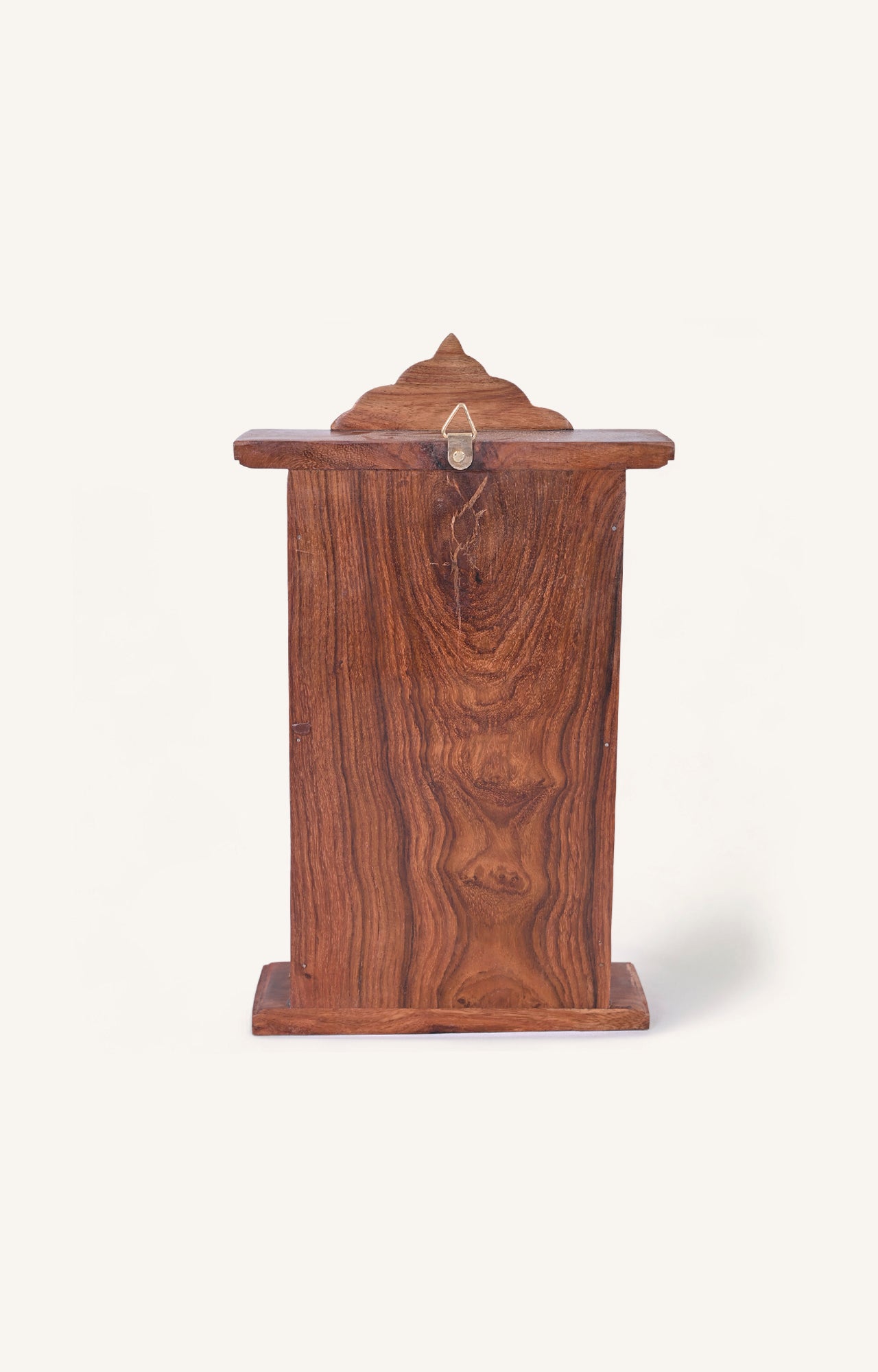 Handcrafted Wooden Wall-Mounted Key Holder Cabinet_2