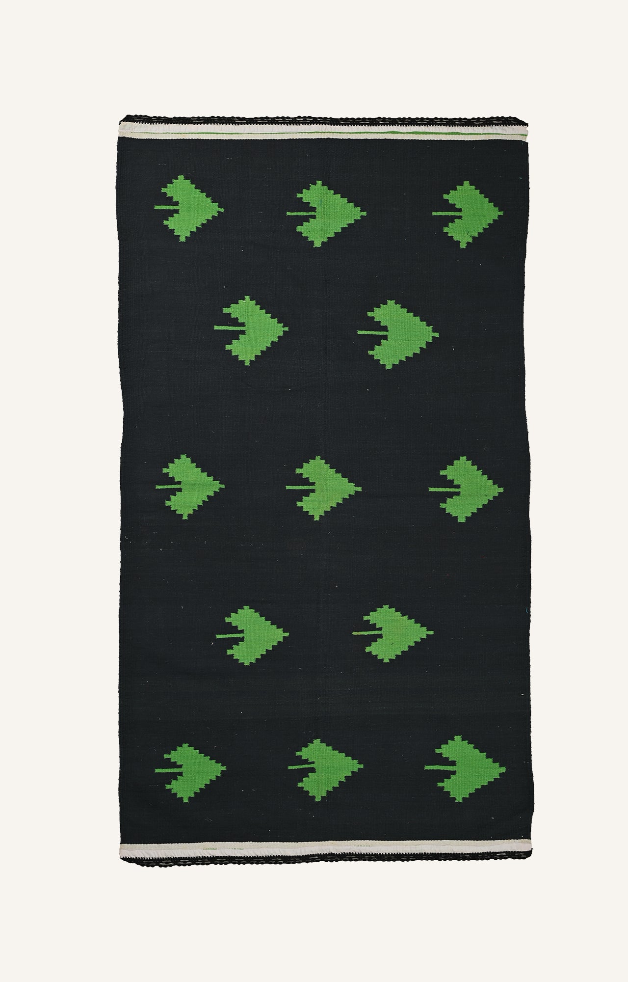 Handwoven Black rug