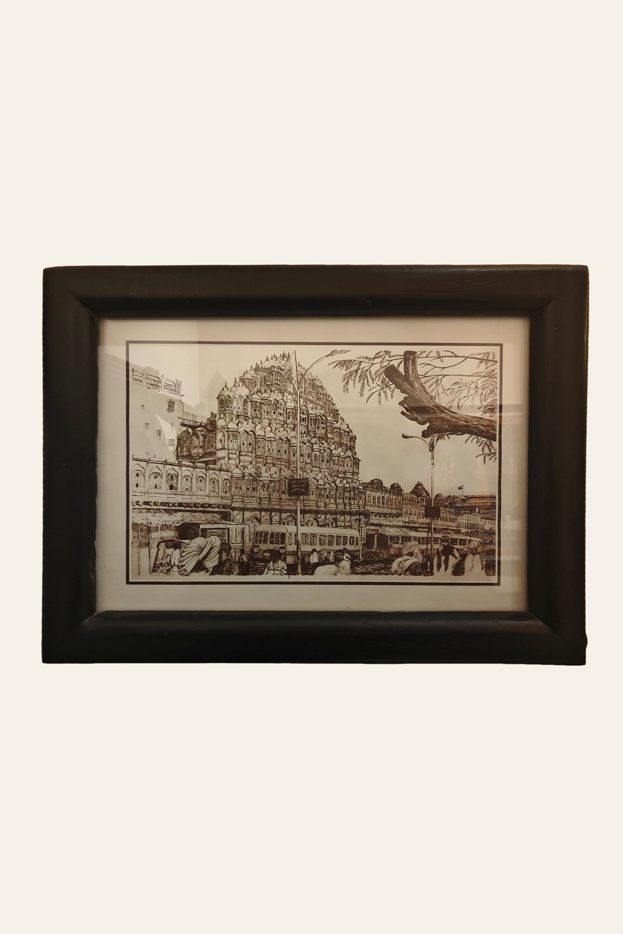 Hawa Mahal Jaipur Old City Sketch online