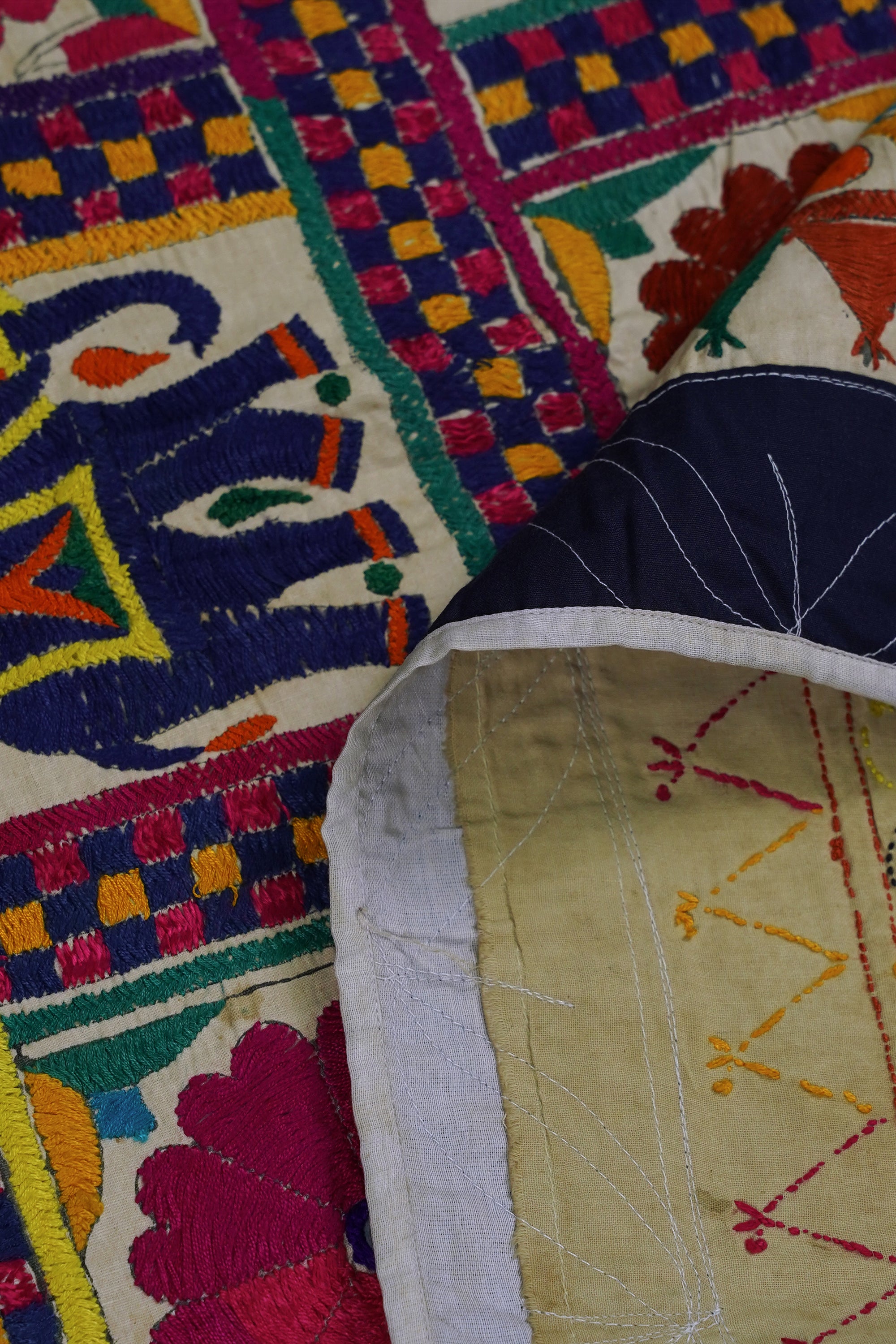 Heritage Rabari Embroidered Textile Panel