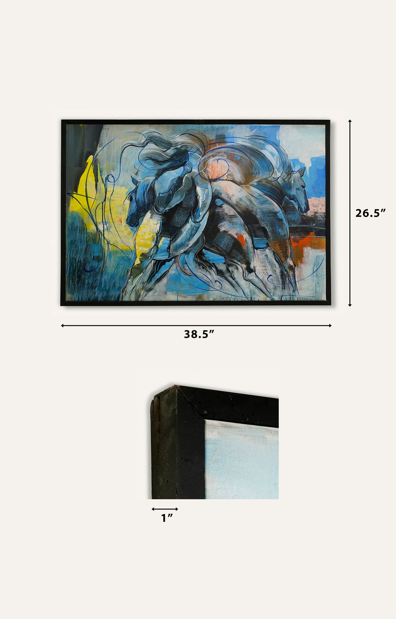 Horses in motion Art_size