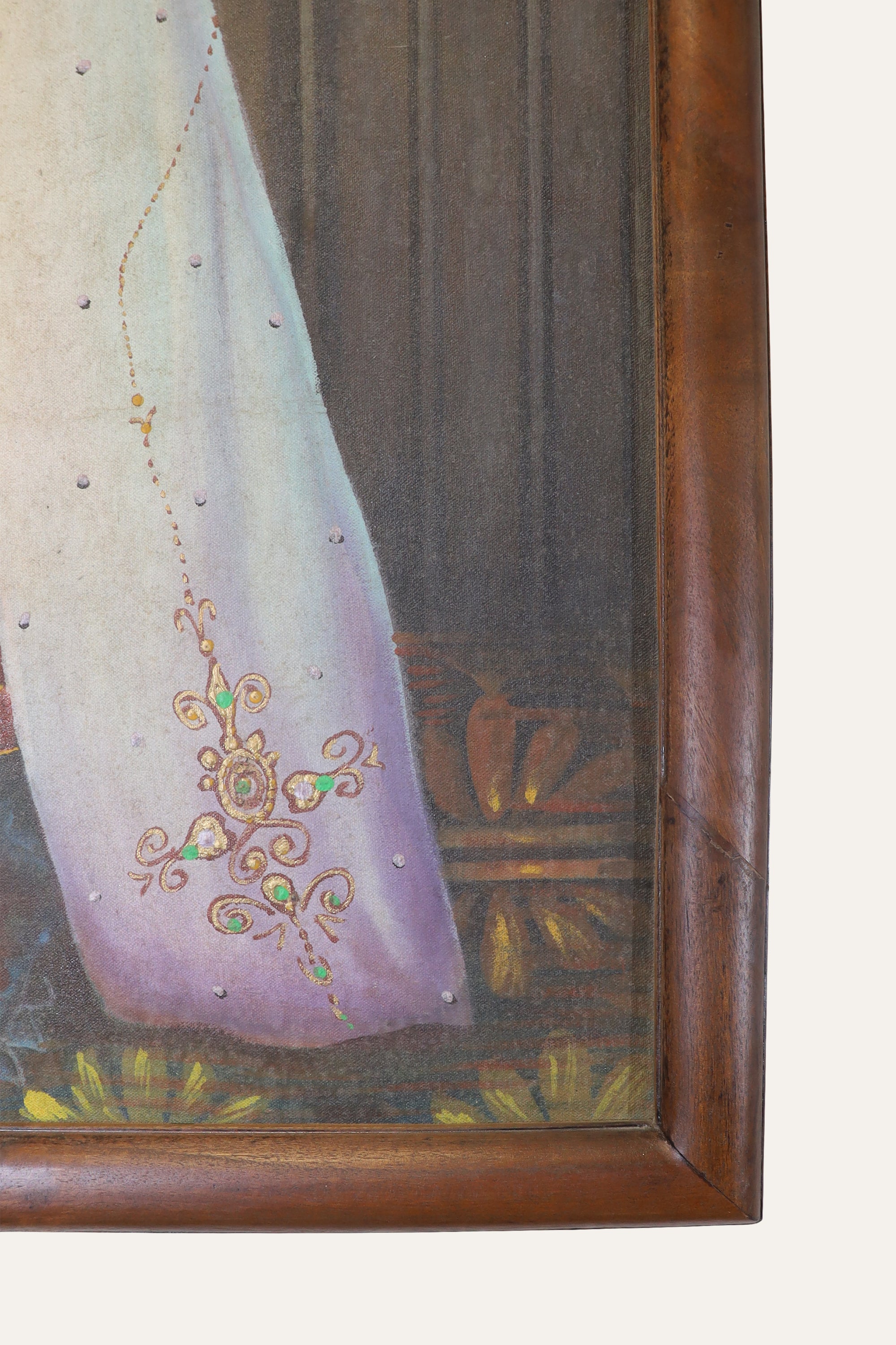 Royal Indian Maharaja Oil Painting for Plush Interiors