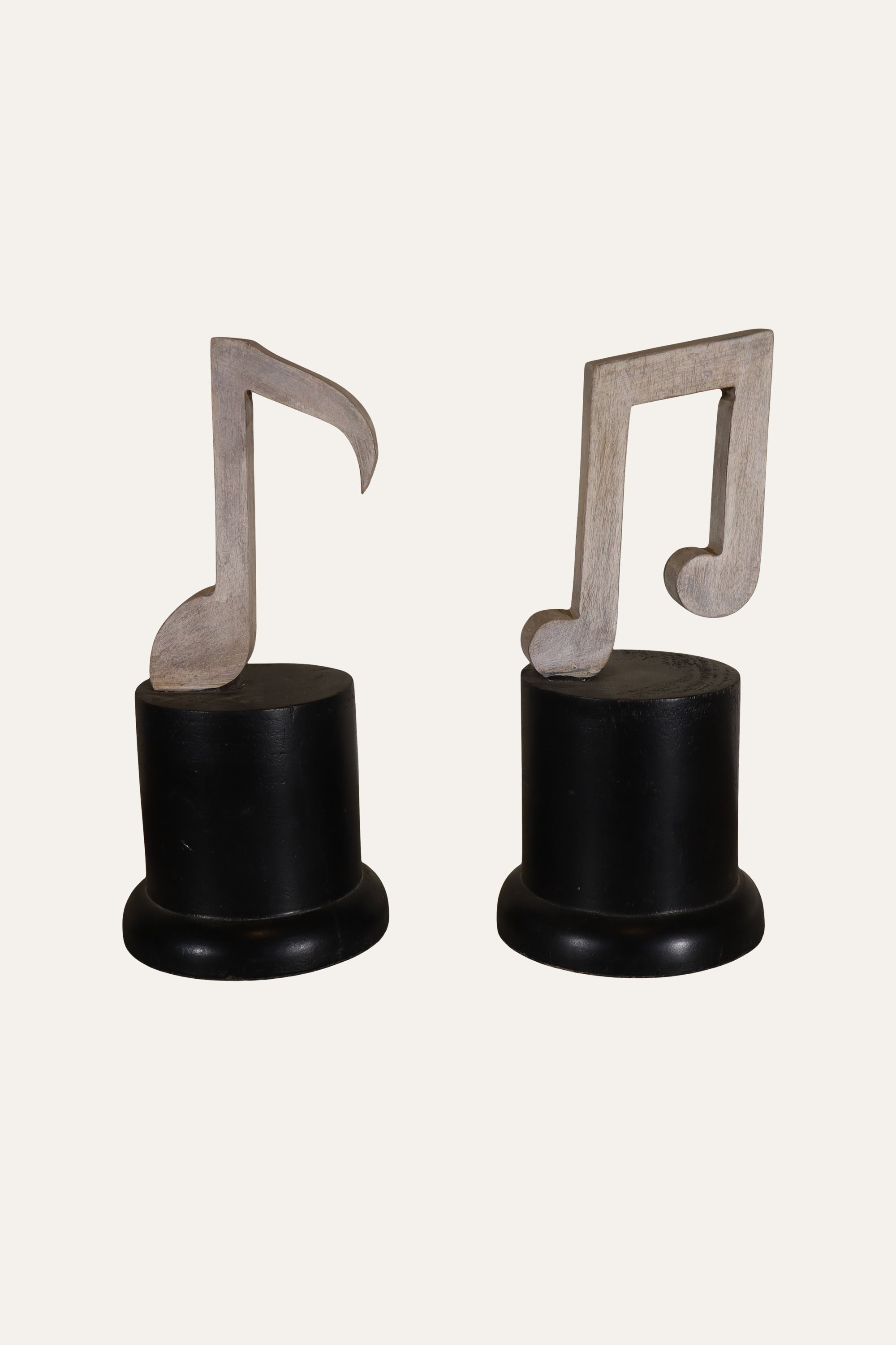 Musical Note Bookends for Home Libraries & Study Shelf - Set of 2