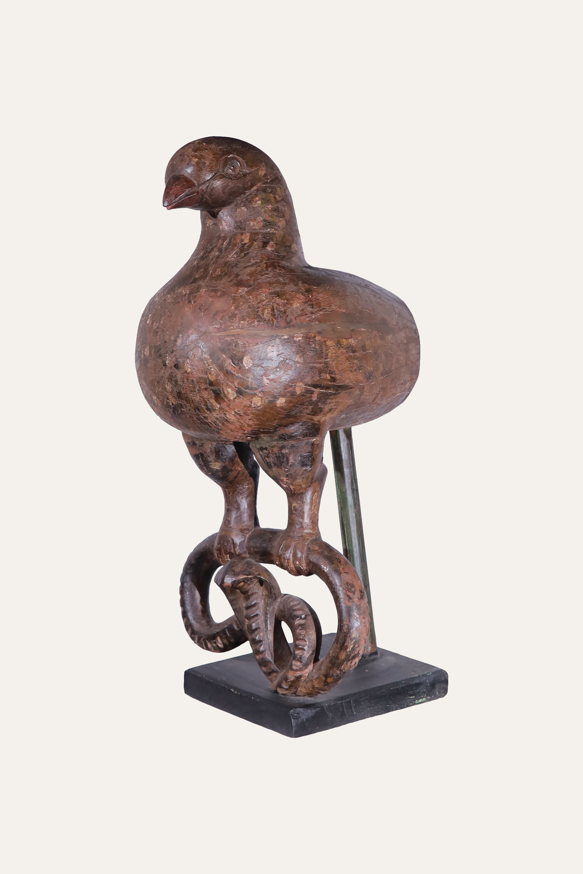 Eagle Sculpture over Serpant for Table Decor