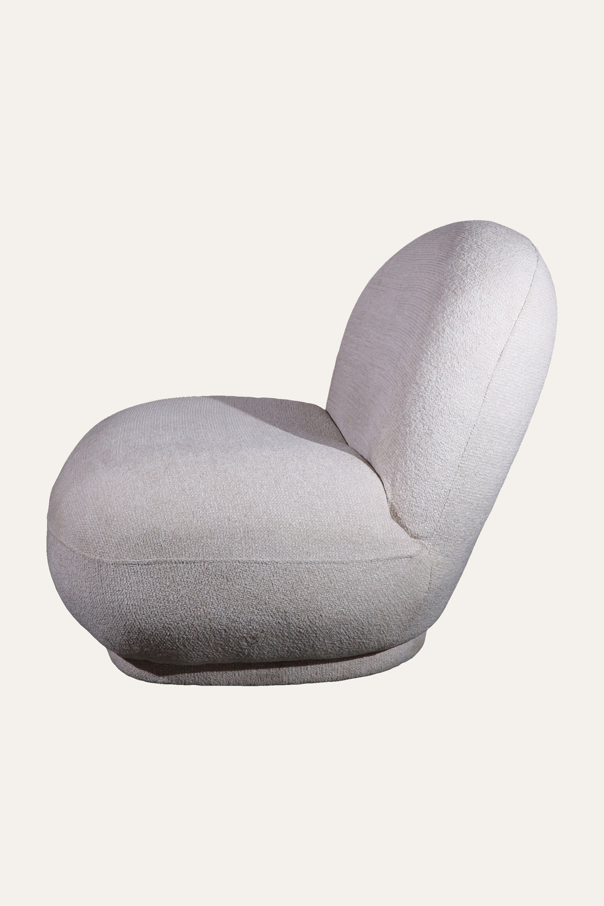 White Upholstered Armchair for Contemporay Living Areas