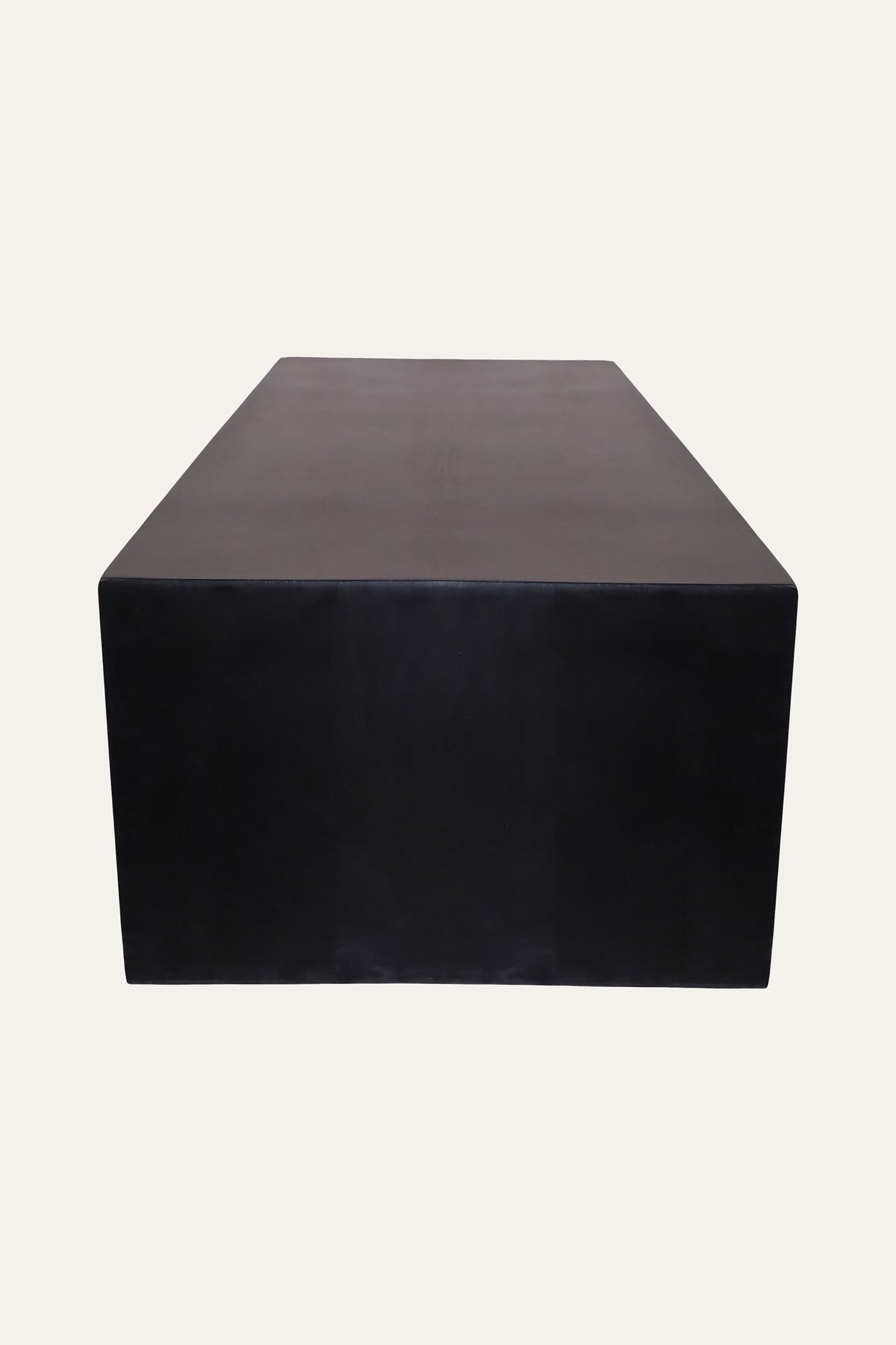 Black Rectangular Waterfall Coffee Table for Living Areas