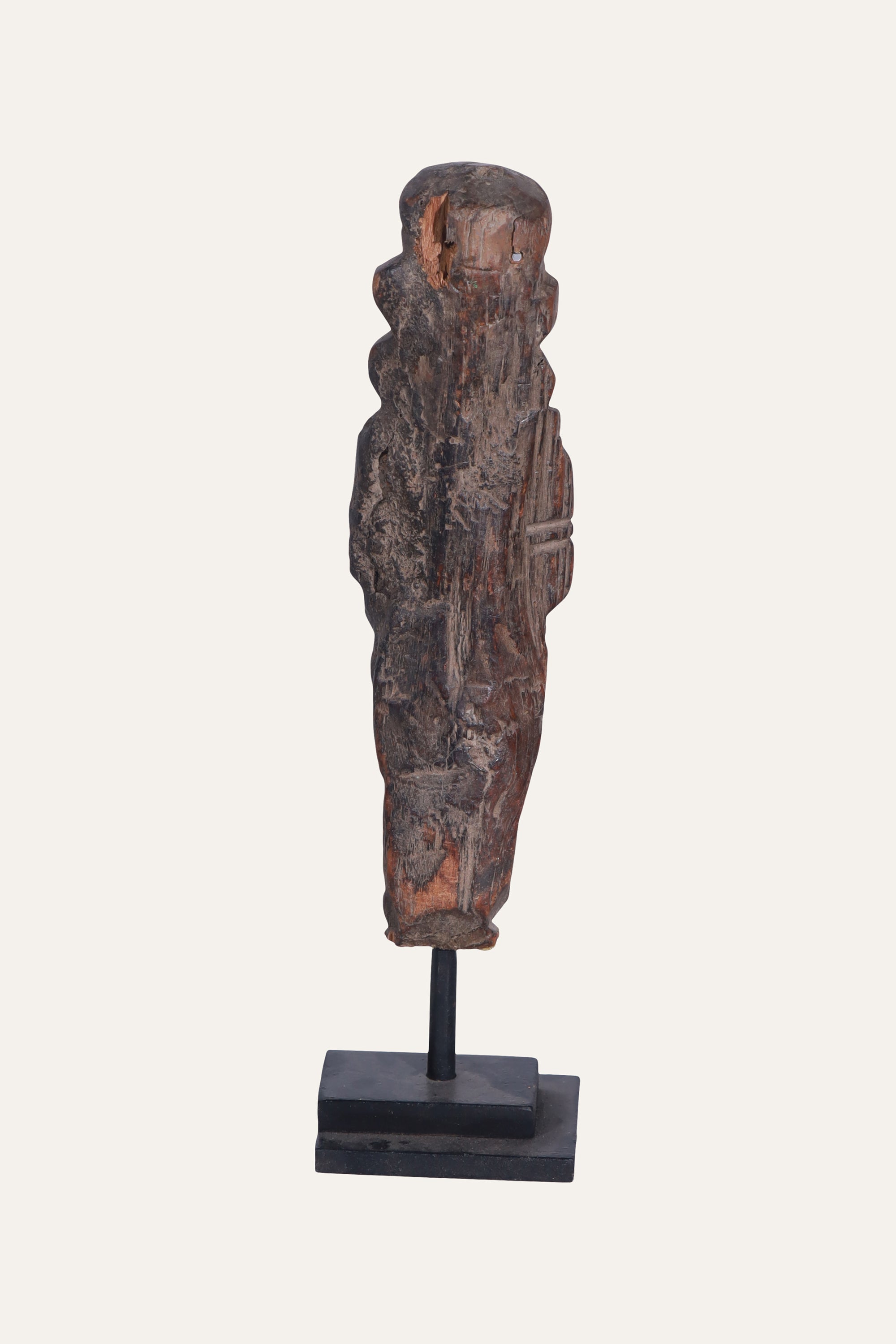 Carved Standing Figure Sculpture for Console & Study Decor