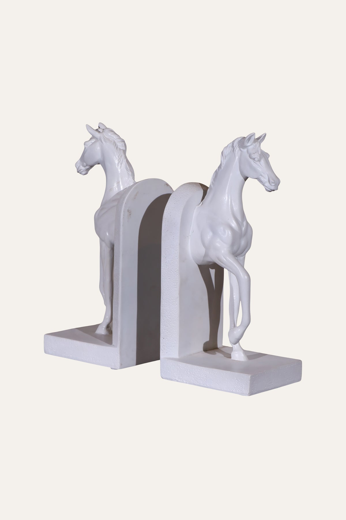 White Horse Bookends for Office Spaces