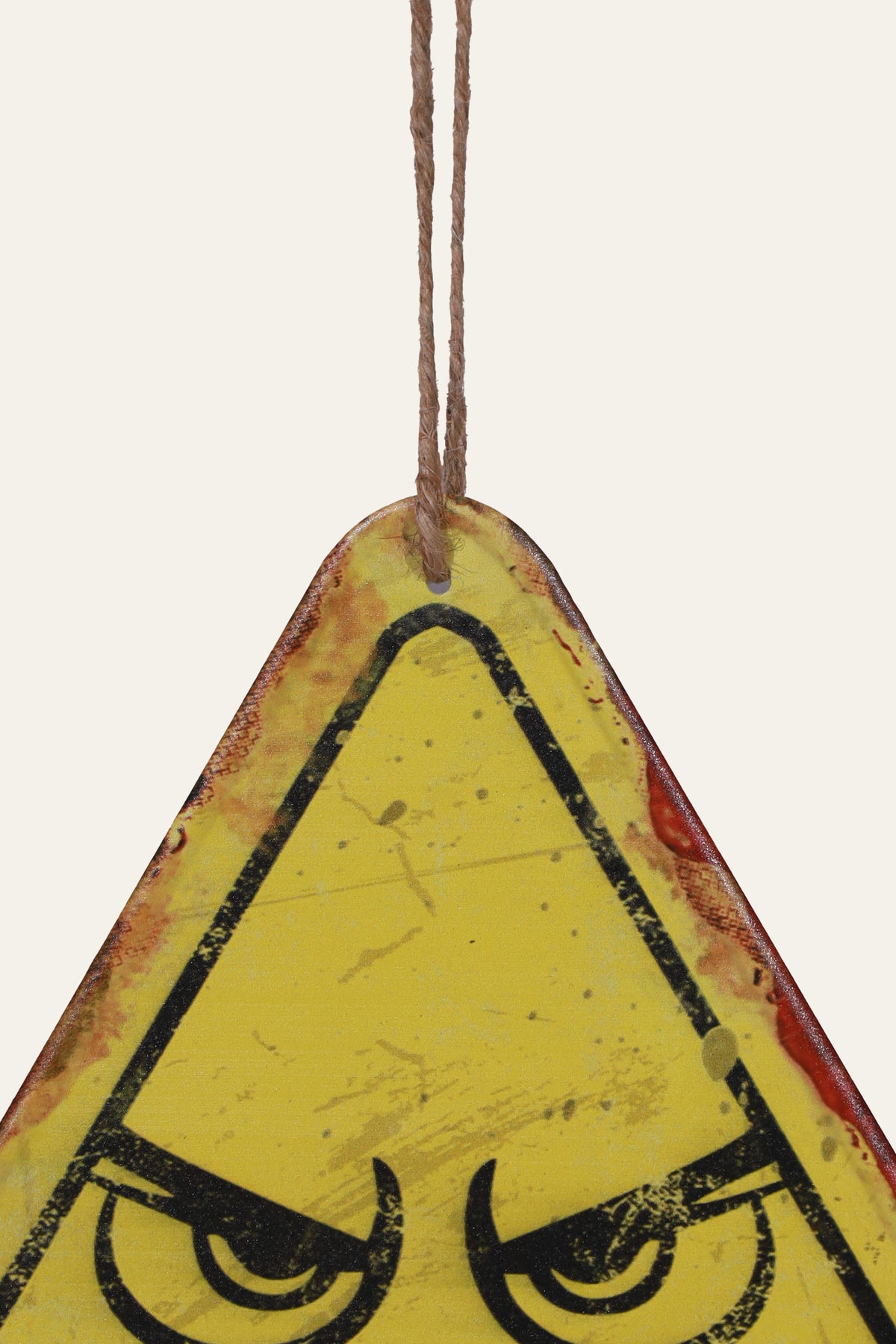 Quirky Bunny Warning Vintage Sign
