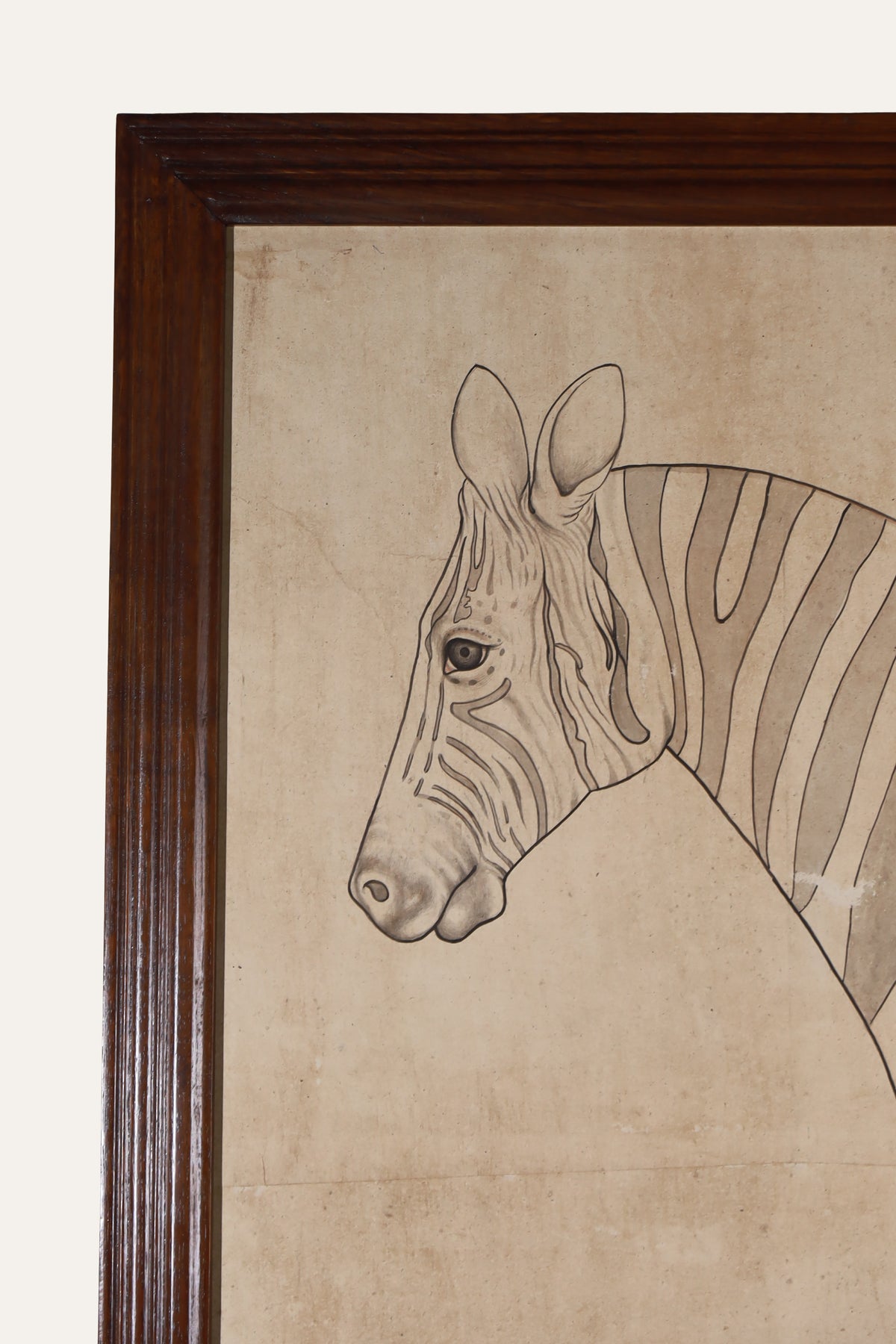 Zebra Water Color Art for Kids' Room
