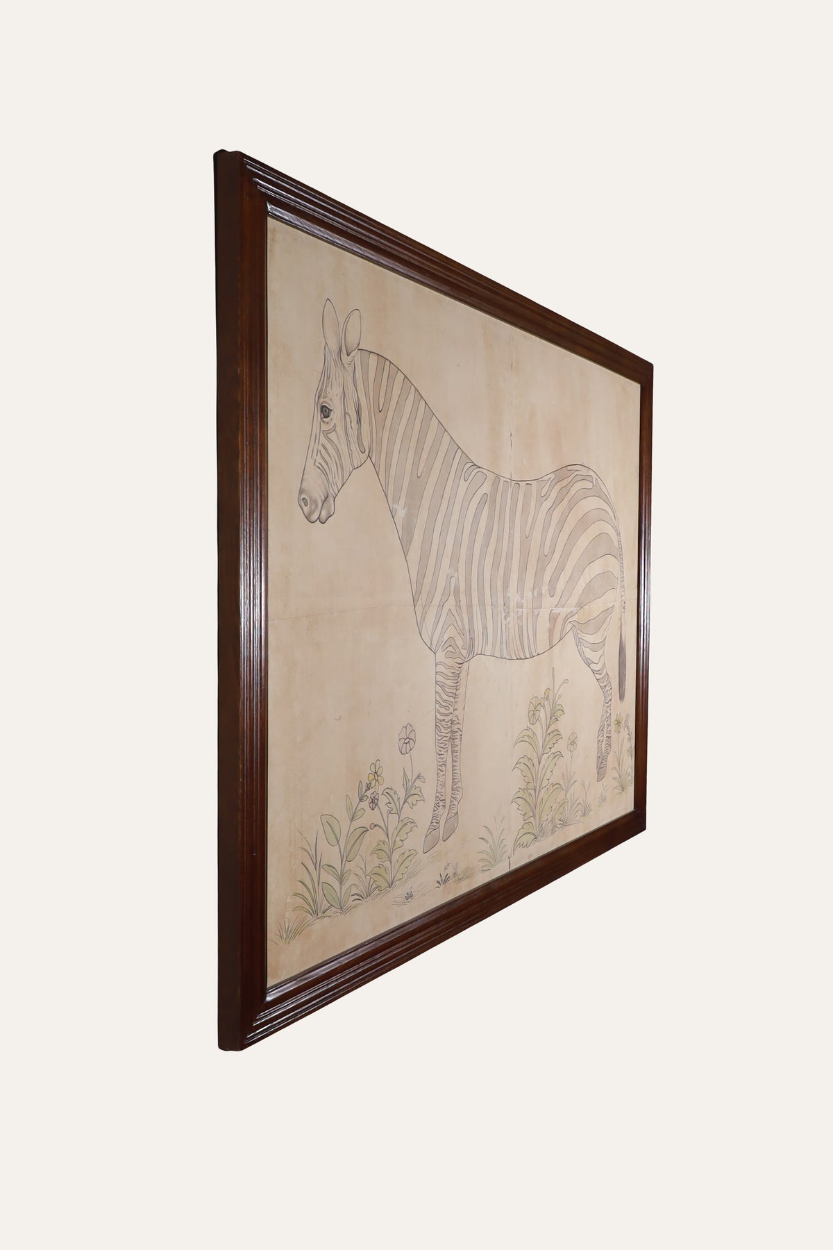 Zebra Water Color Art for Kids' Room
