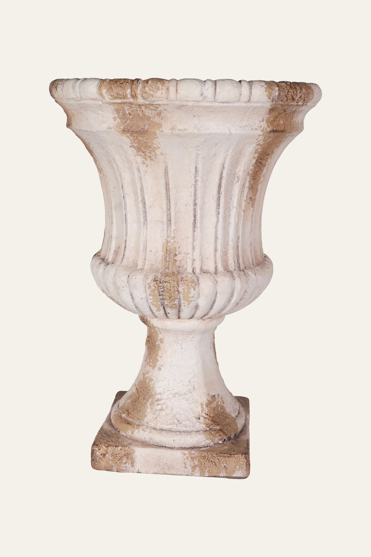 Large Outdoor and Indoor Urn Planter for Garden & Entryway Decor
