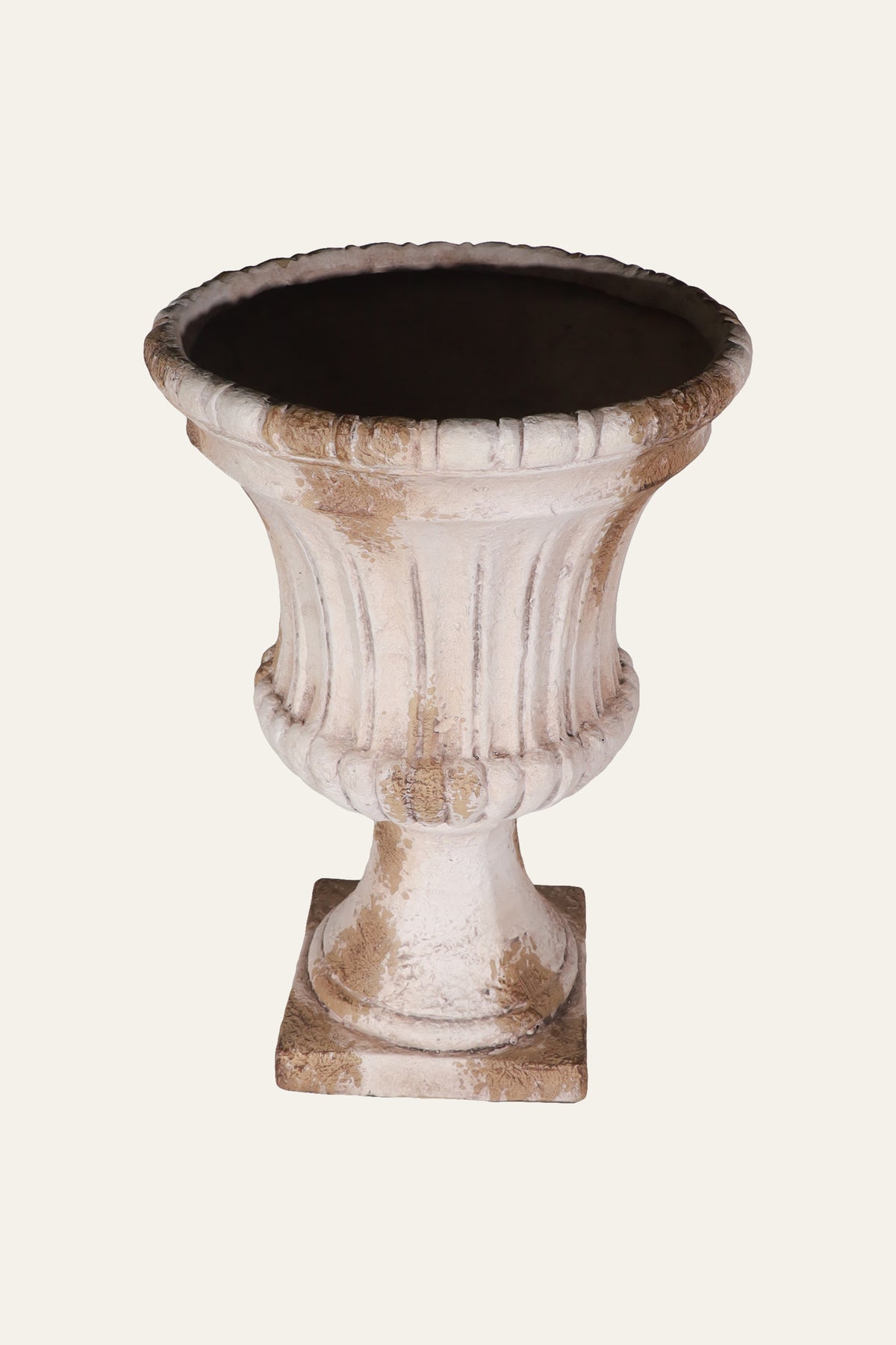 Large Outdoor and Indoor Urn Planter for Garden & Entryway Decor