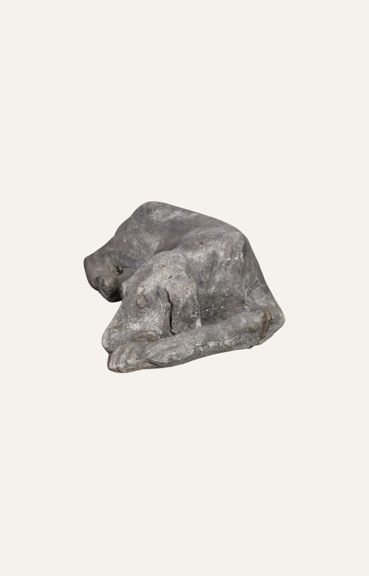 Sleeping Dog Sculpture