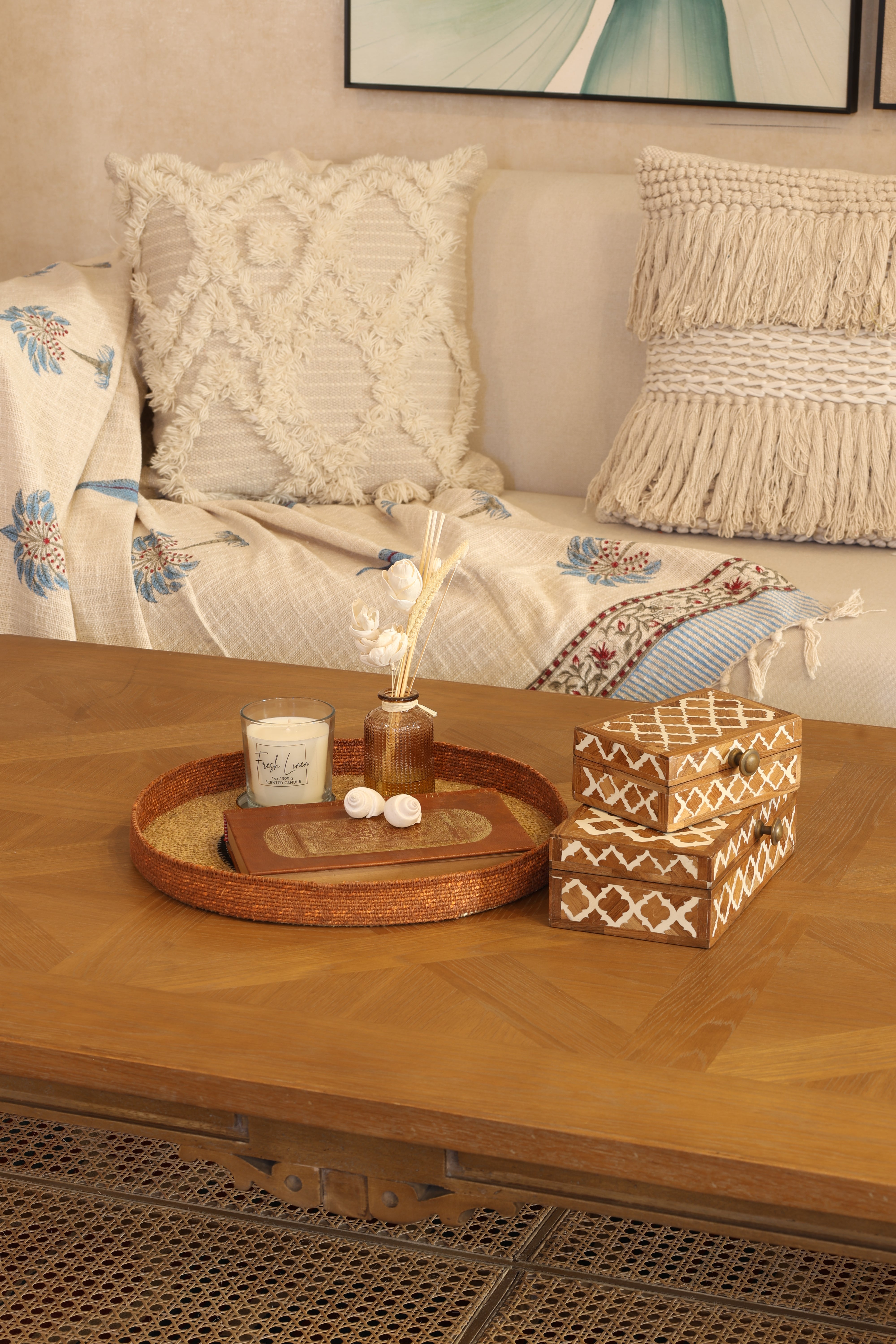 Petite Inlay Trinket Box