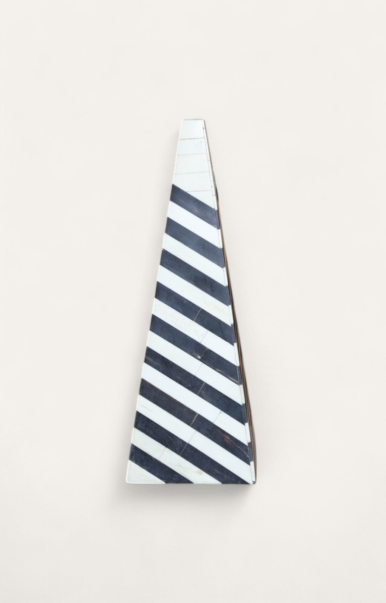Bold Monochrome Striped Cone Table Décor