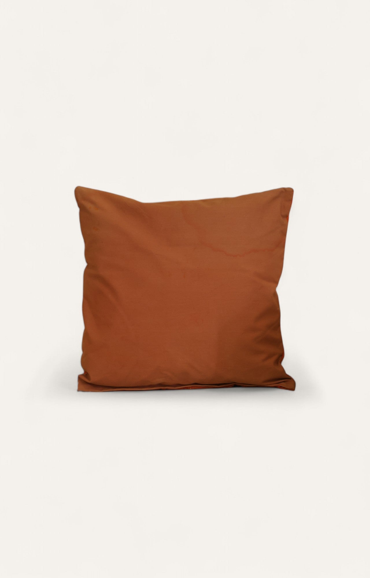 Orange mountain cushion cover